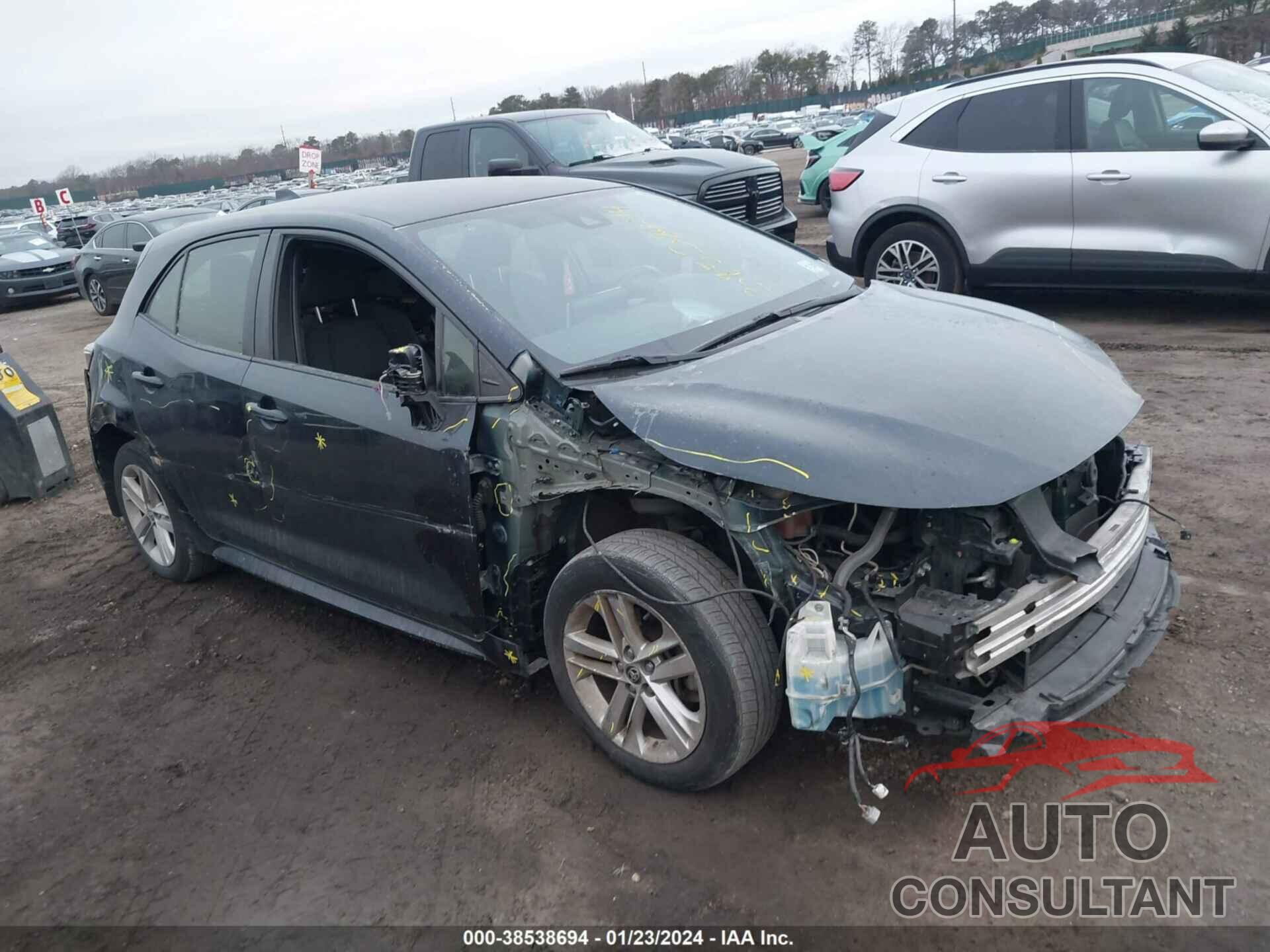 TOYOTA COROLLA 2019 - JTNK4RBE8K3035246