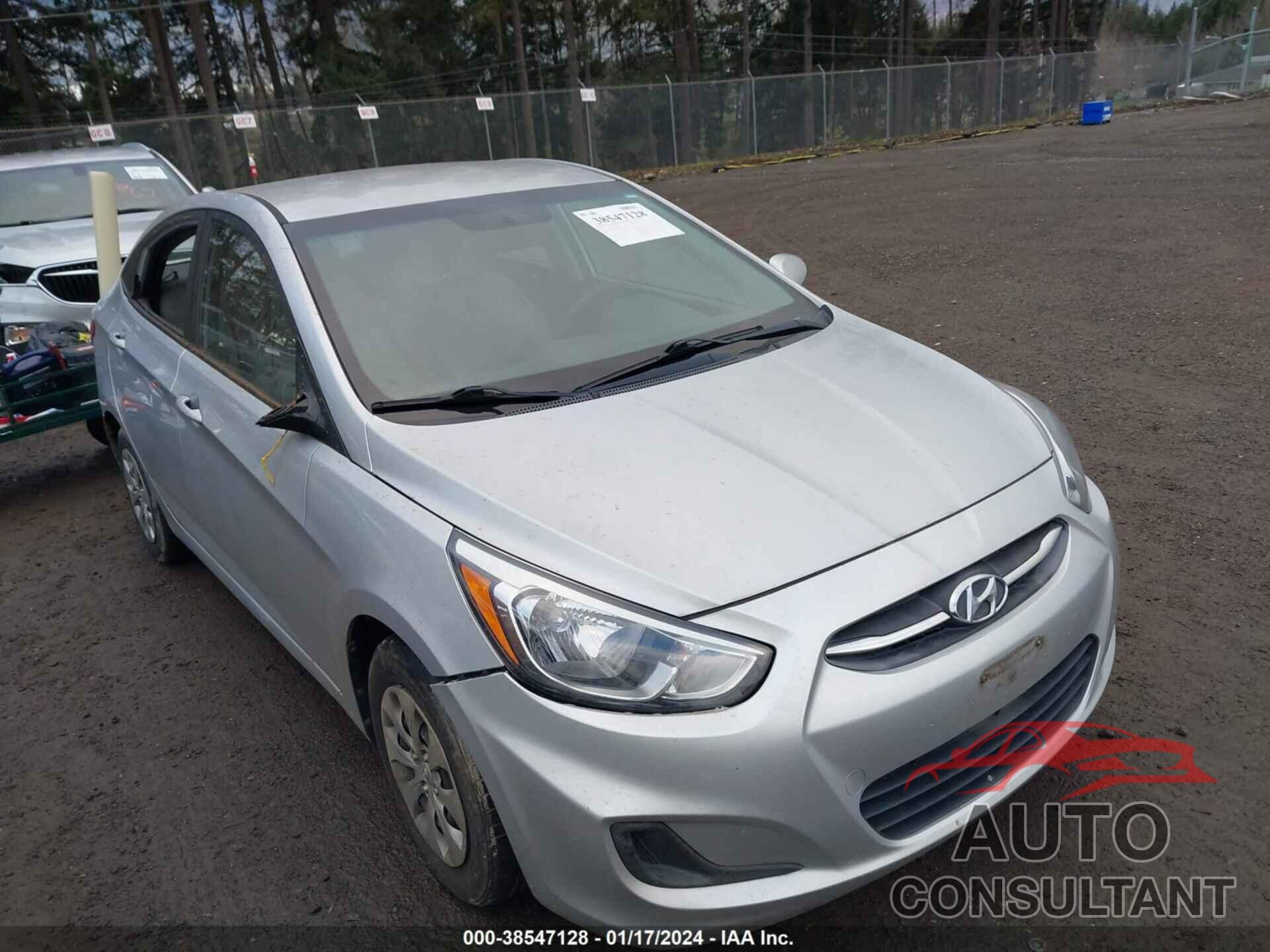 HYUNDAI ACCENT 2017 - KMHCT4AE0HU244432