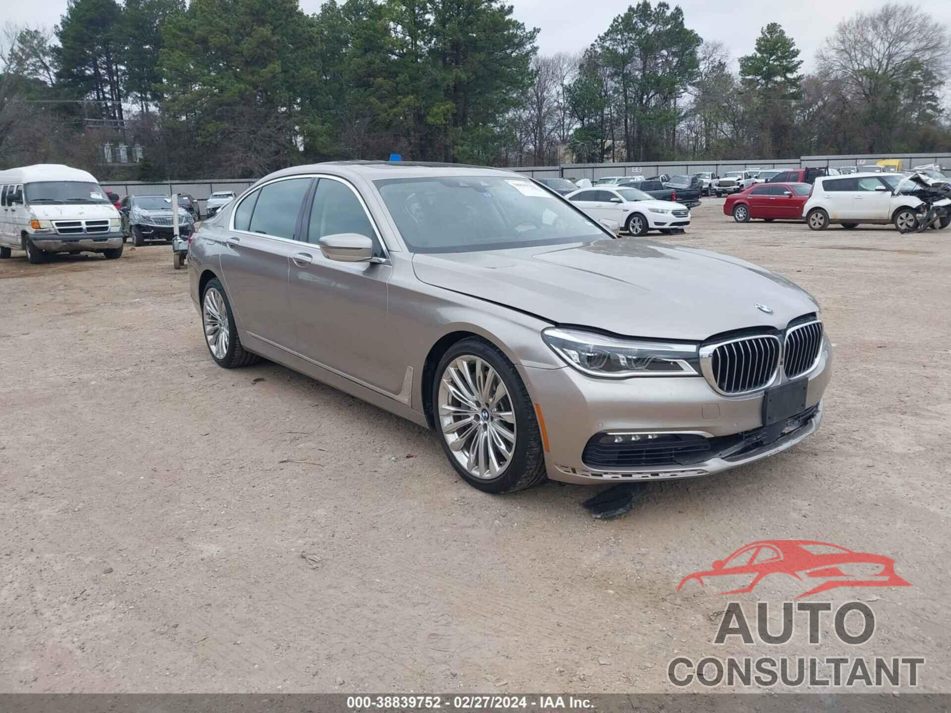 BMW 750I 2017 - WBA7F0C33HGM21858