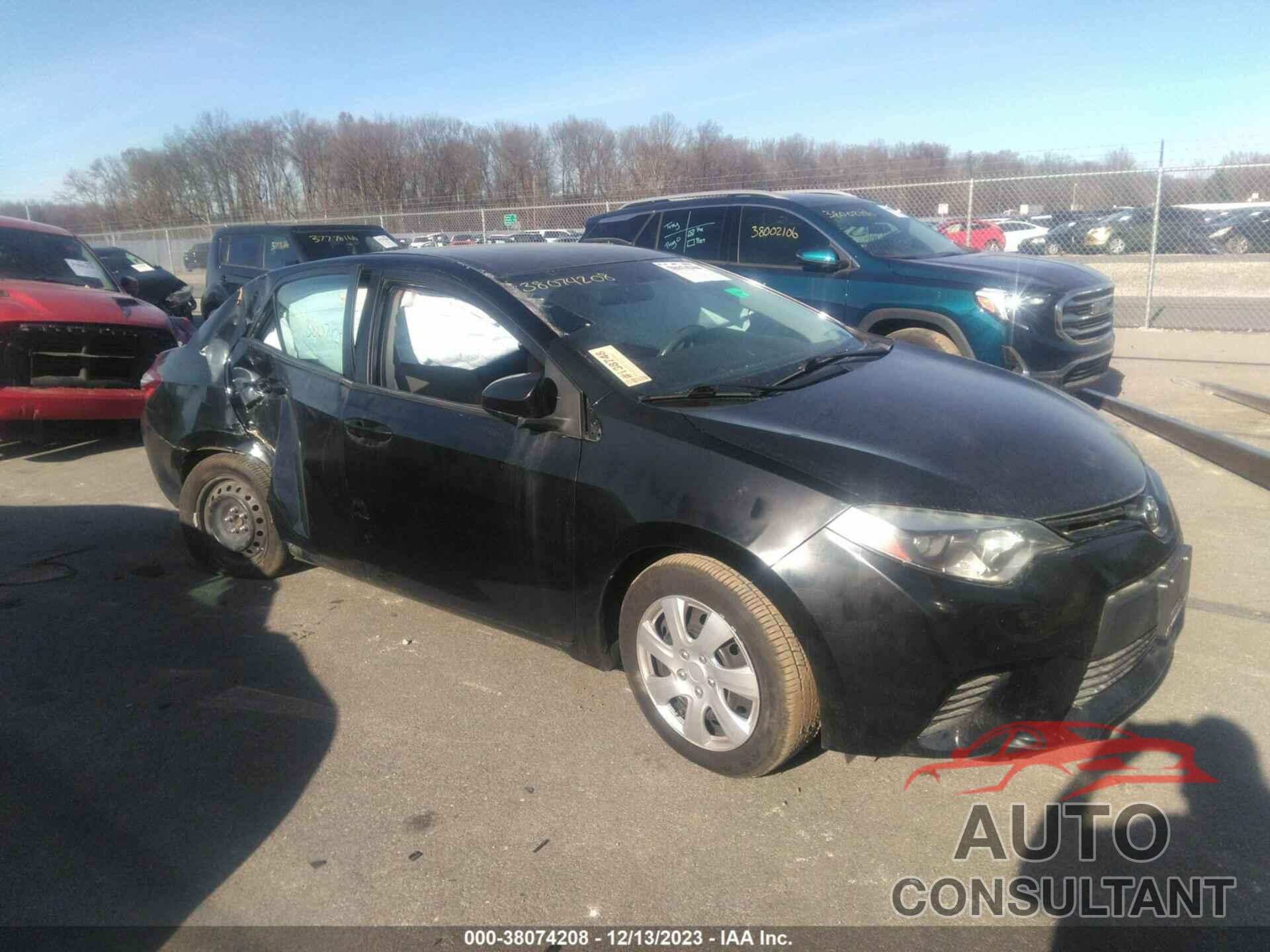 TOYOTA COROLLA 2014 - 2T1BURHE7EC146202