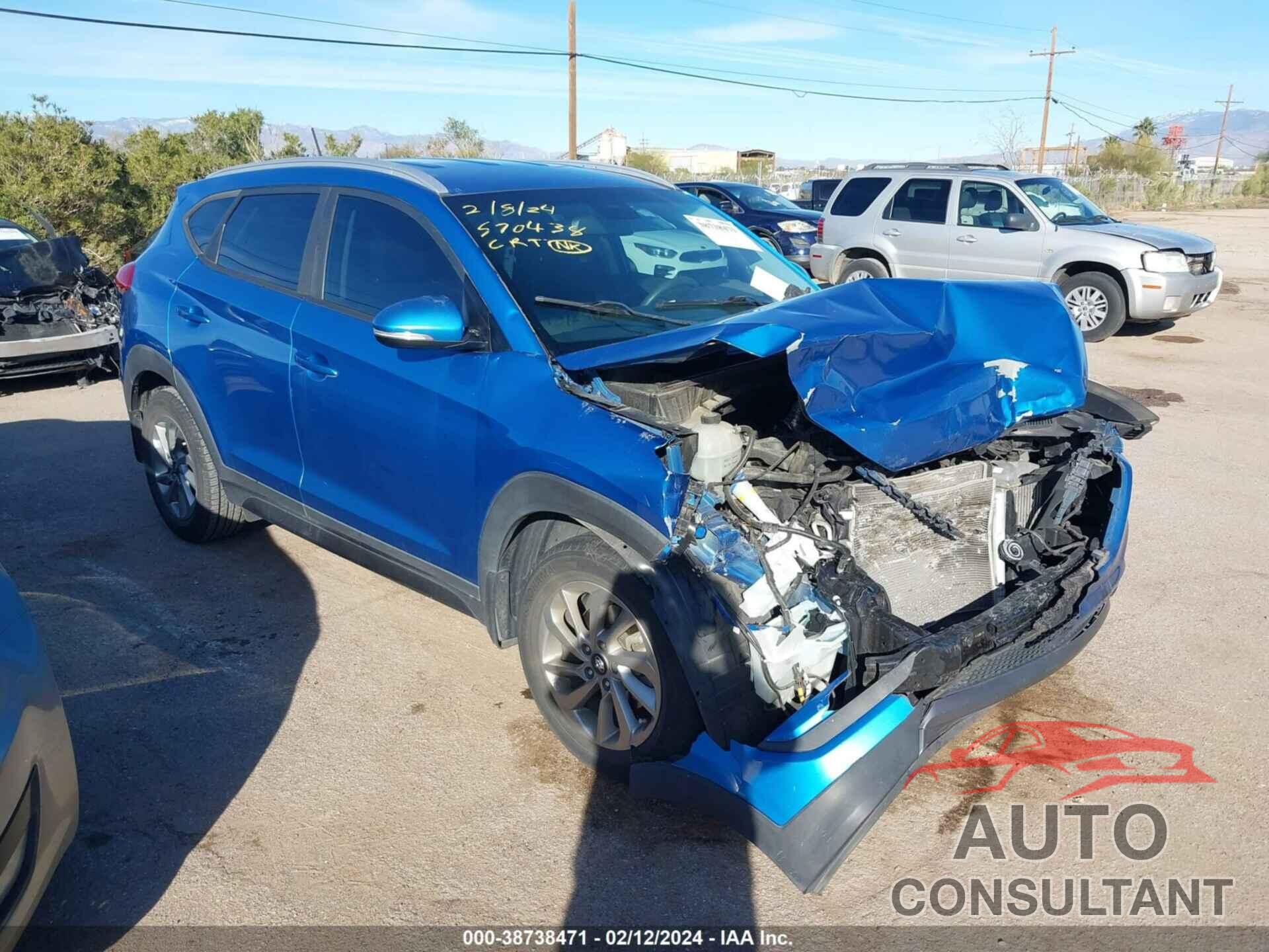 HYUNDAI TUCSON 2016 - KM8J33A28GU243163