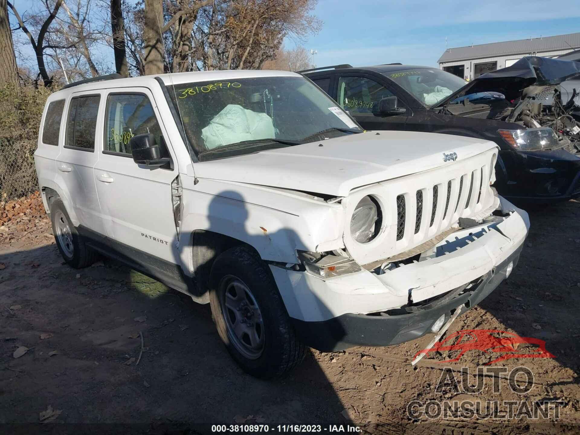 JEEP PATRIOT 2016 - 1C4NJPBAXGD550519