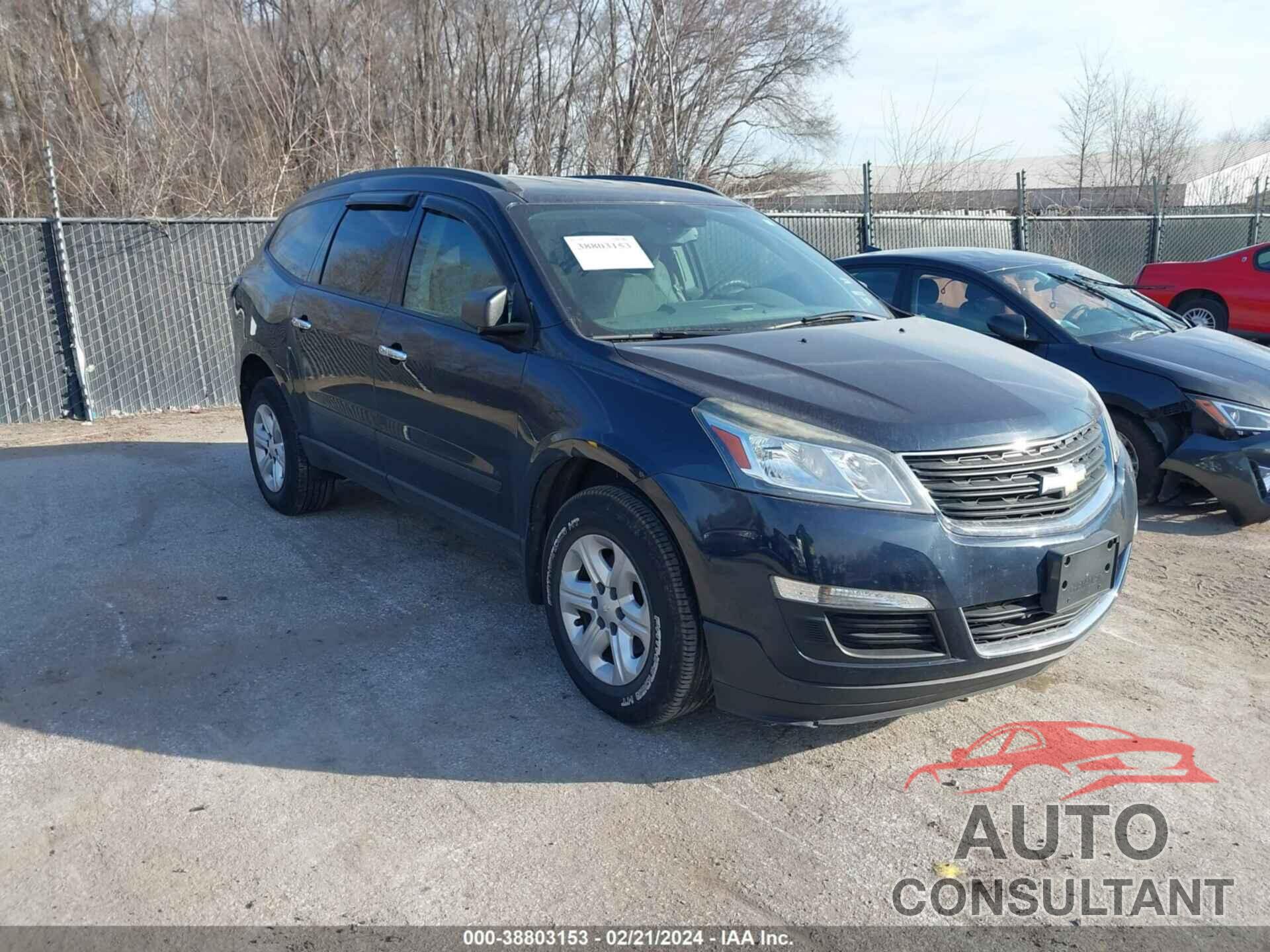 CHEVROLET TRAVERSE 2016 - 1GNKRFKDXGJ238449