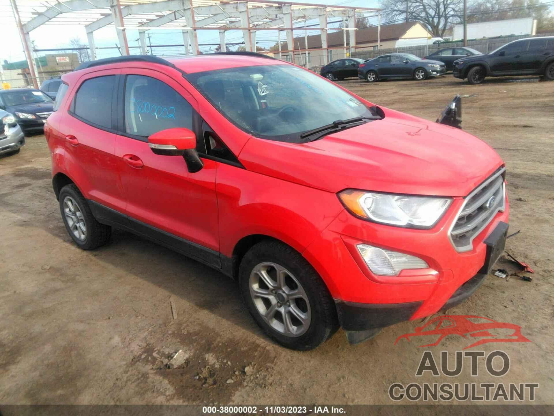 FORD ECOSPORT 2022 - MAJ6S3GLXNC458291