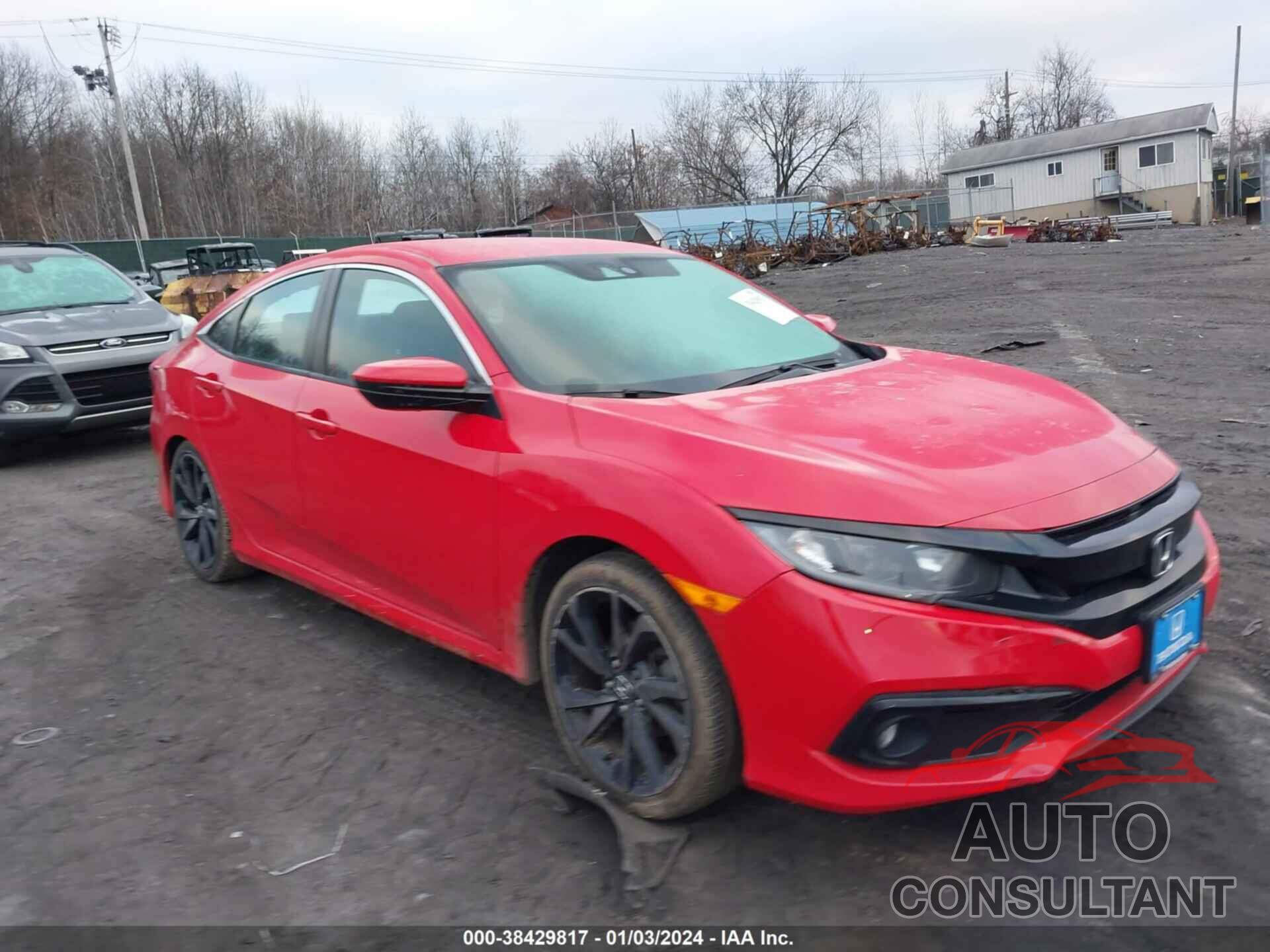 HONDA CIVIC 2019 - 2HGFC2F89KH518828