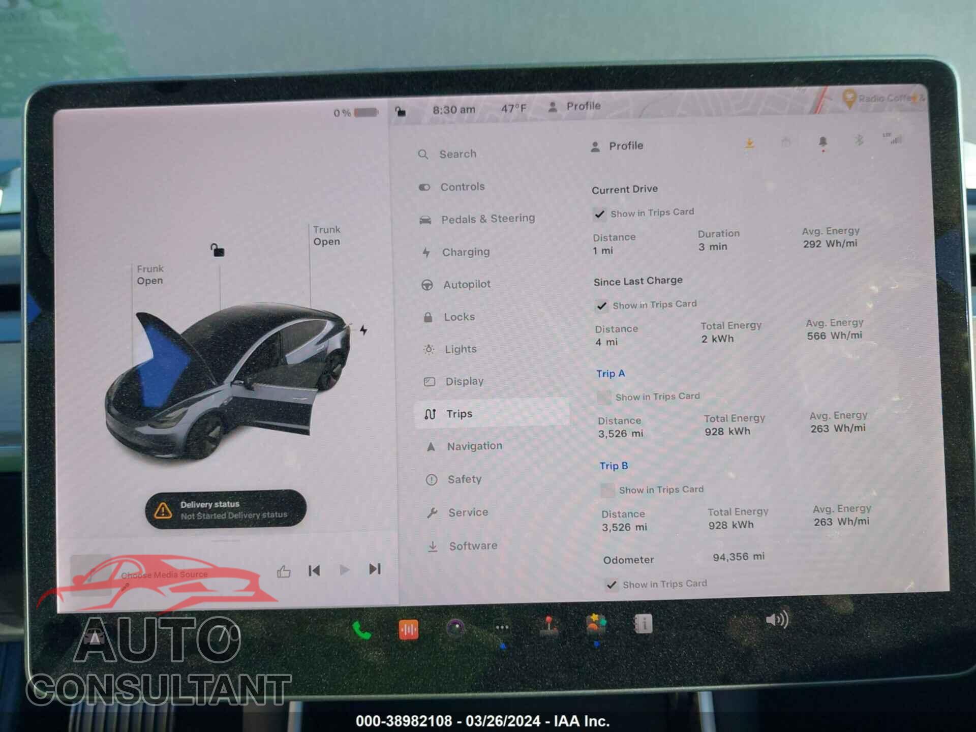 TESLA MODEL 3 2019 - 5YJ3E1EA3KF313506