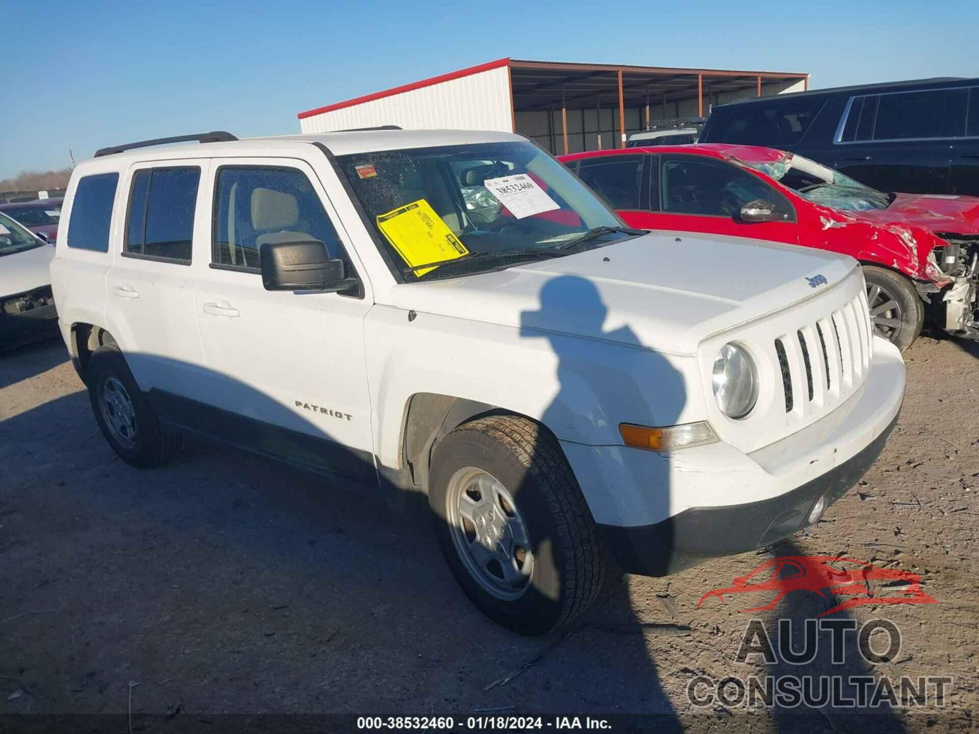 JEEP PATRIOT 2017 - 1C4NJPBB0HD103840