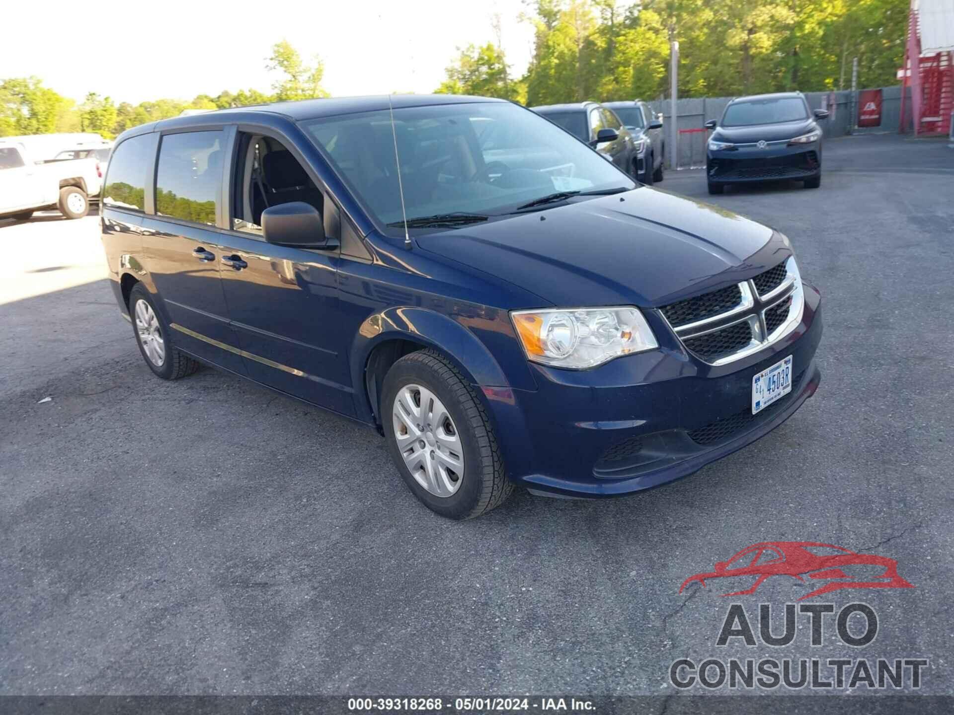 DODGE GRAND CARAVAN 2016 - 2C4RDGBG7GR130422