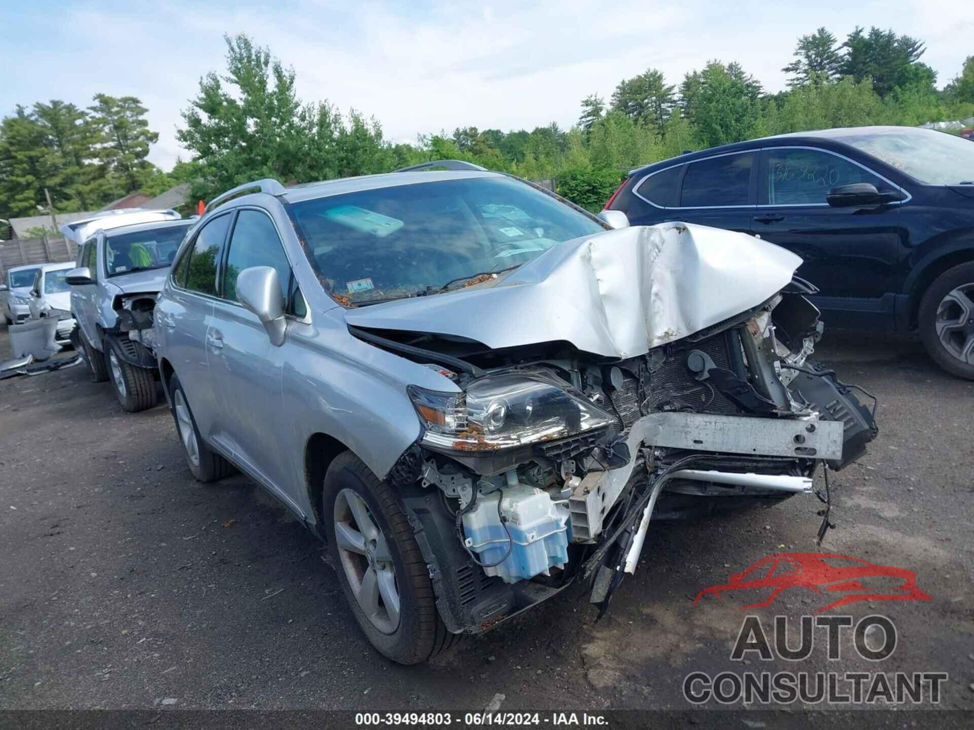 LEXUS RX 350 2013 - 2T2BK1BA9DC156138