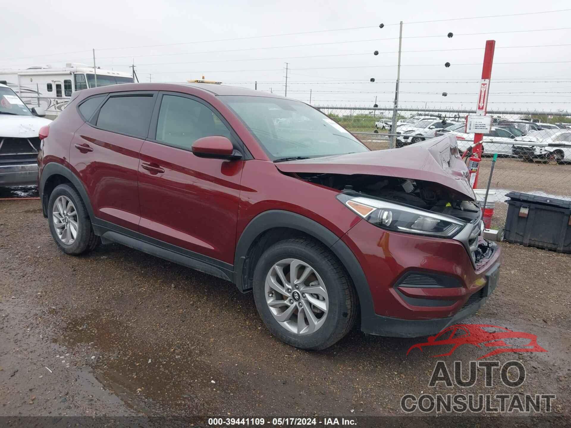 HYUNDAI TUCSON 2016 - KM8J23A40GU109042