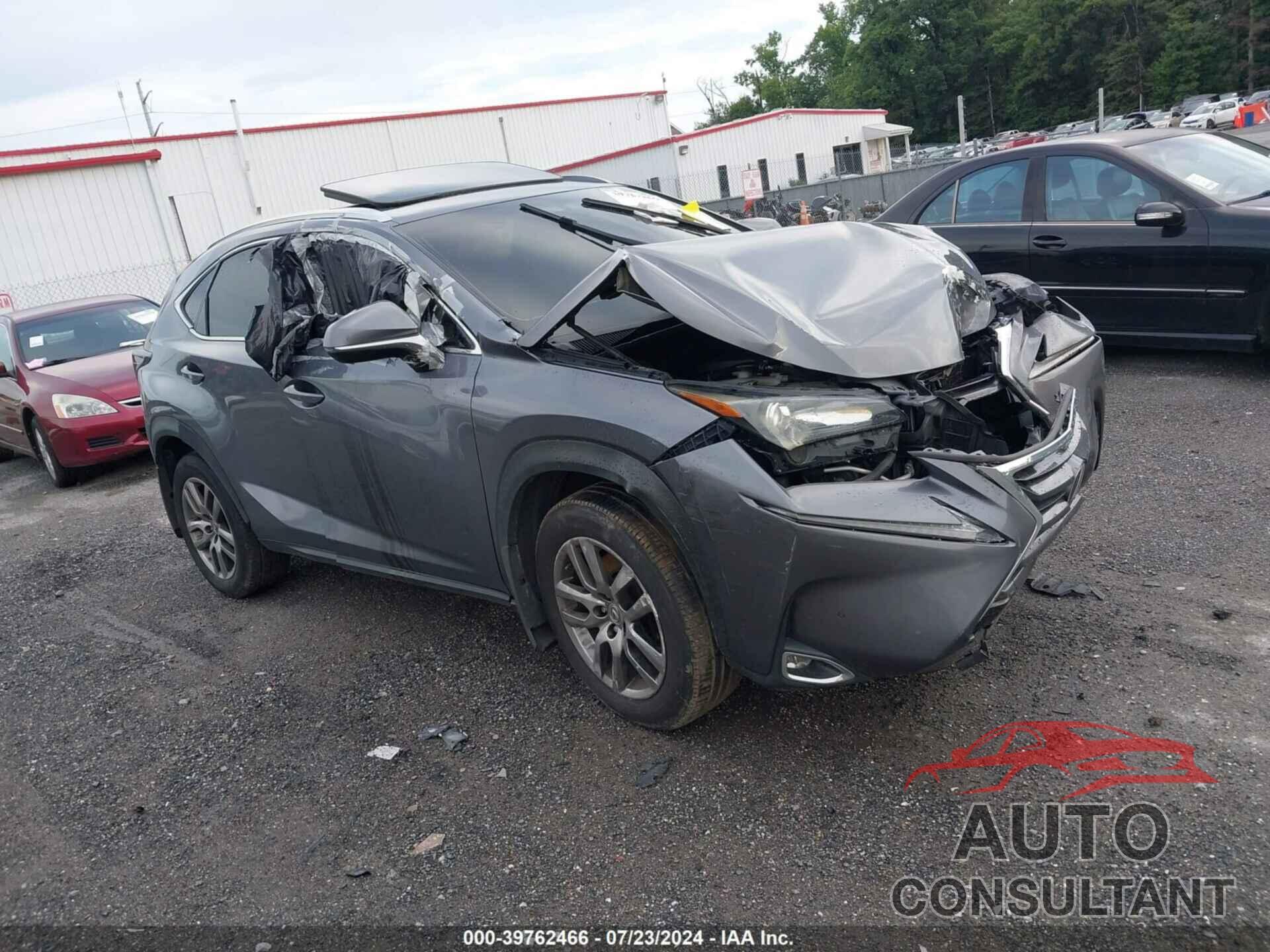 LEXUS NX 200T 2016 - JTJBARBZ8G2070699