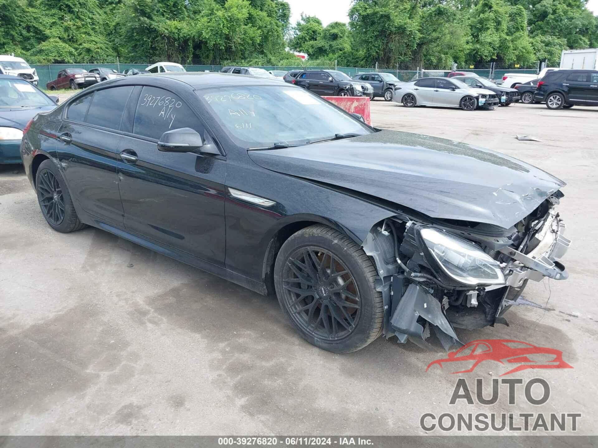 BMW 640I GRAN COUPE 2017 - WBA6D0C31HG639881