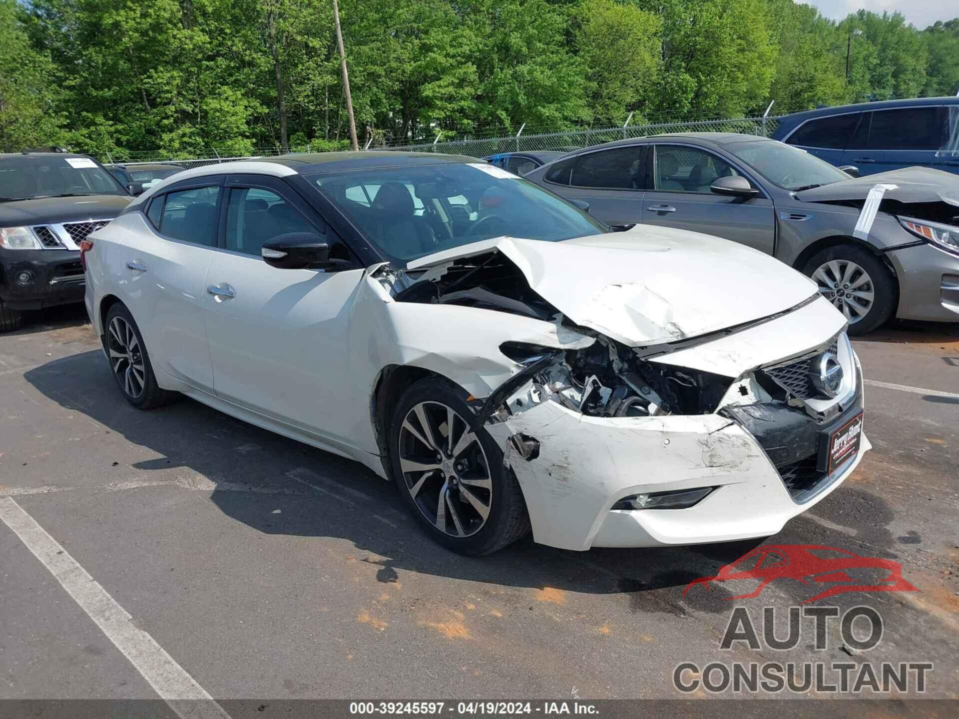 NISSAN MAXIMA 2016 - 1N4AA6APXGC407421