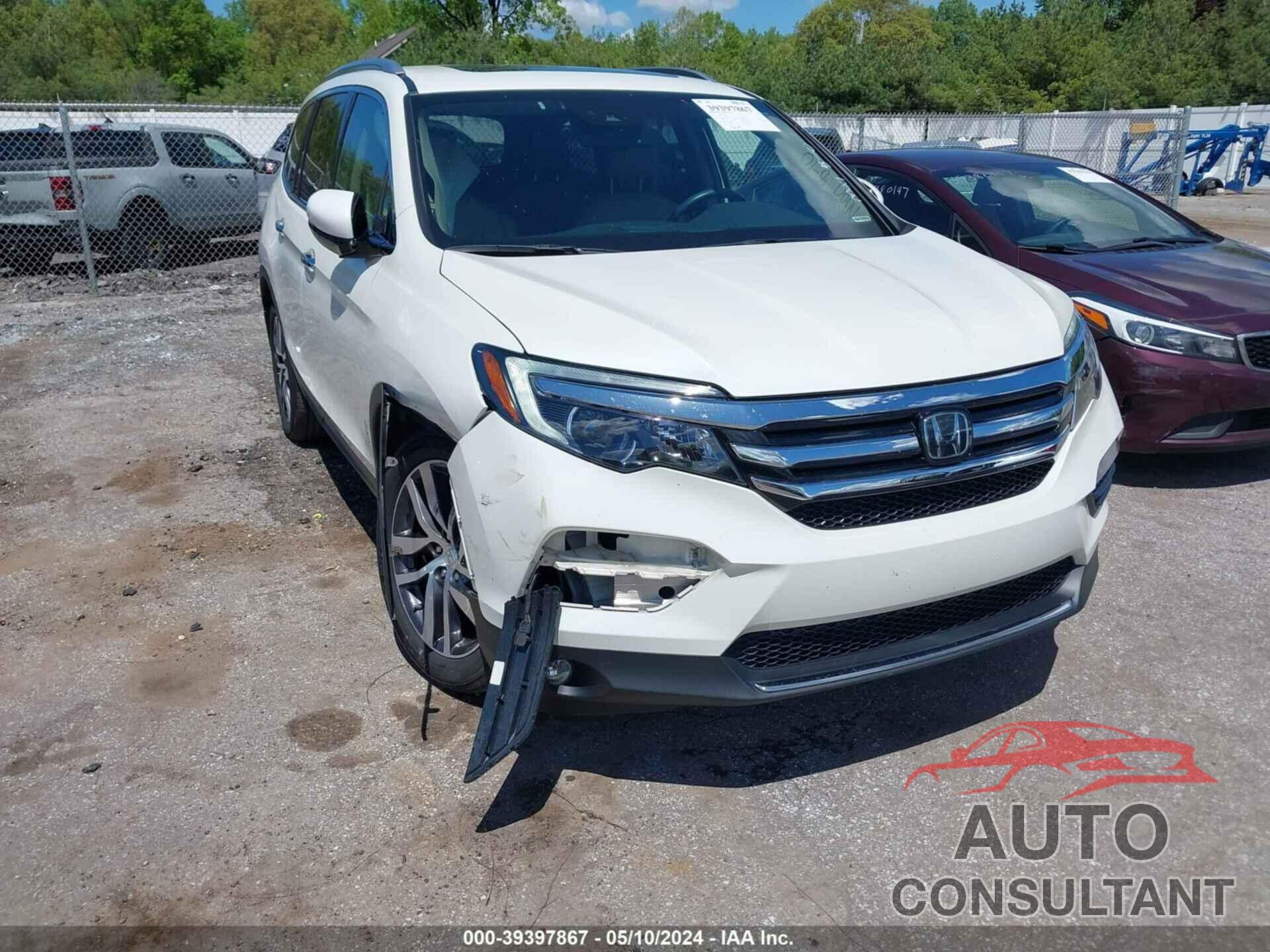 HONDA PILOT 2017 - 5FNYF6H05HB104926