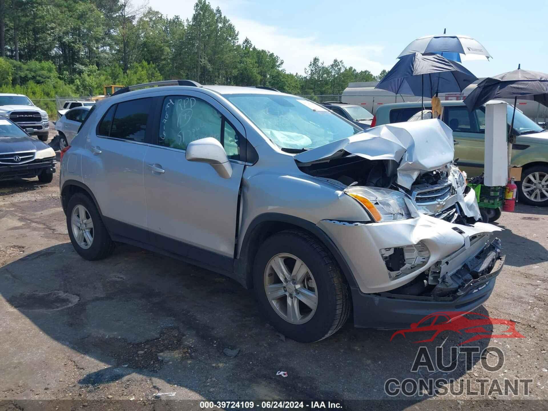 CHEVROLET TRAX 2016 - KL7CJLSB1GB614948