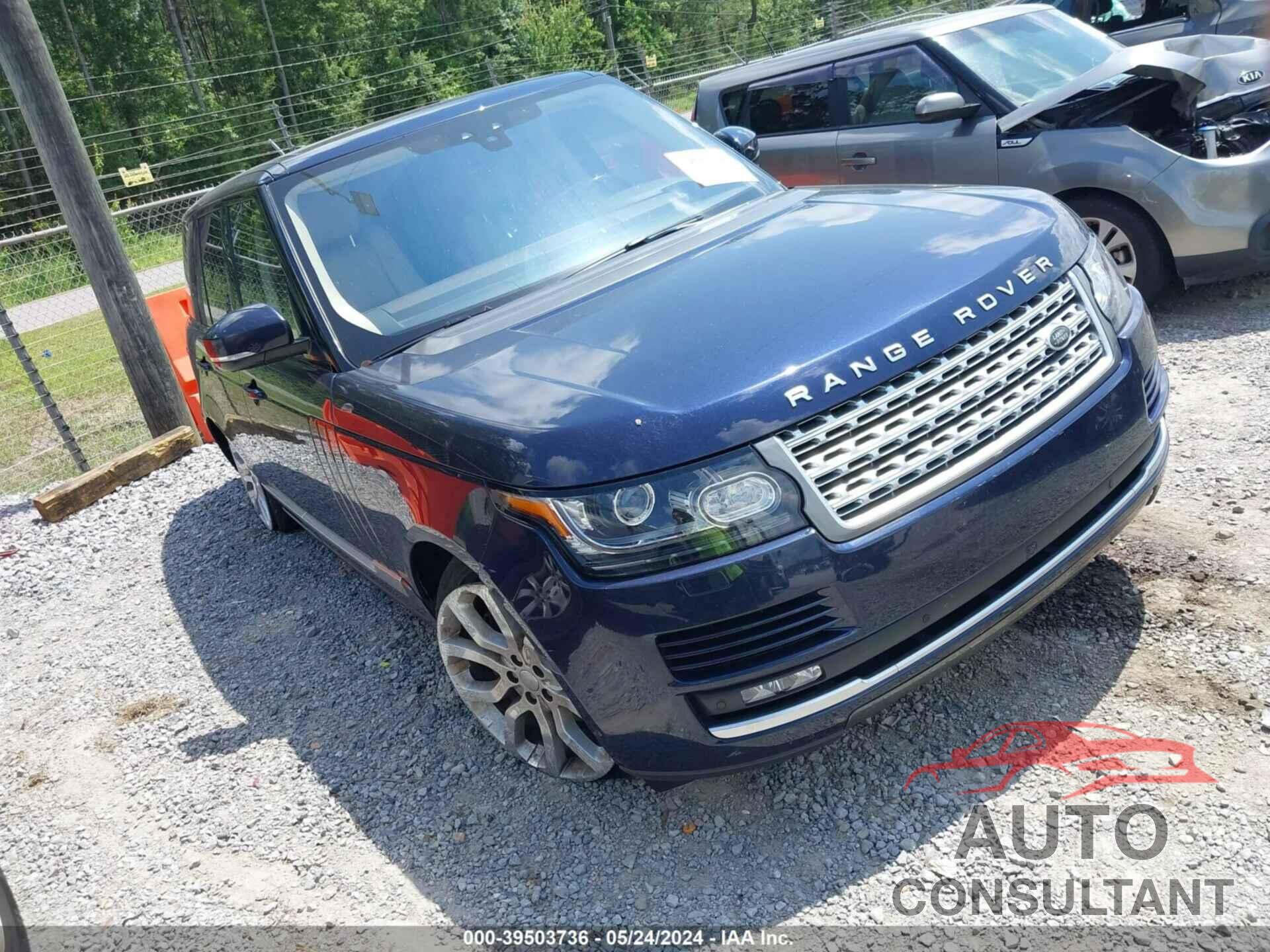 LAND ROVER RANGE ROVER 2017 - SALGS2FV2HA375880