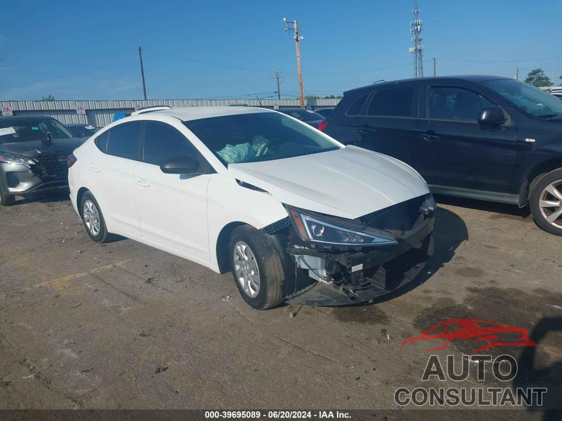 HYUNDAI ELANTRA 2019 - 5NPD74LF6KH462637