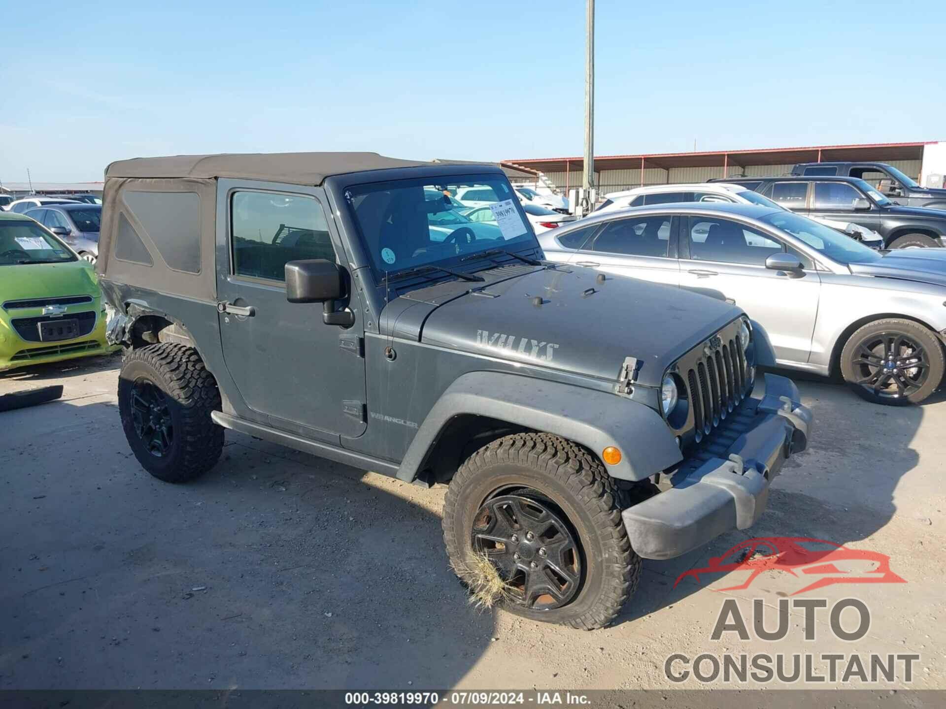 JEEP WRANGLER 2017 - 1C4AJWAGXHL673436