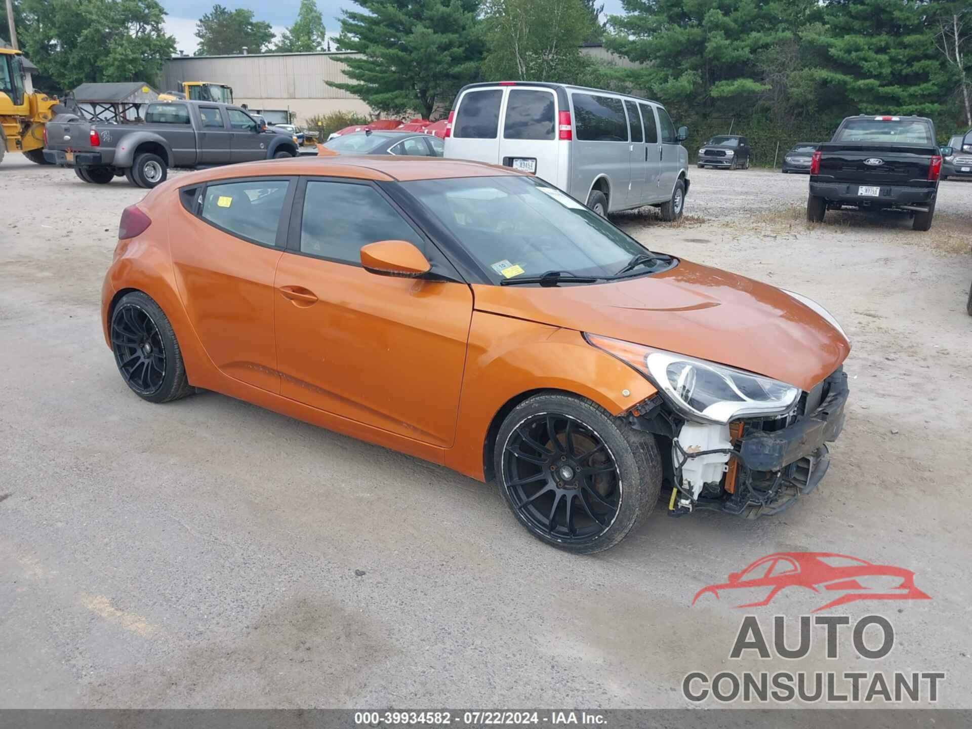 HYUNDAI VELOSTER 2016 - KMHTC6AD5GU304271