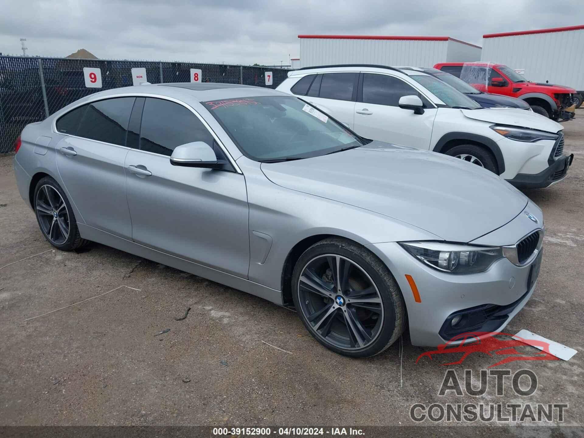 BMW 4 SERIES 2018 - WBA4J1C51JBG75597