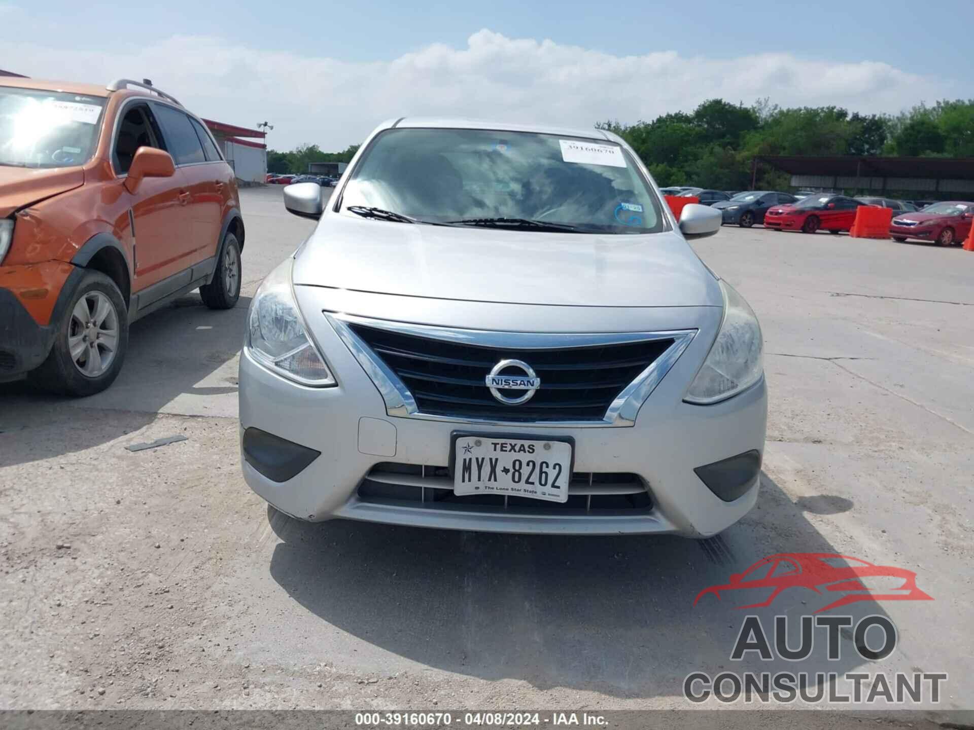 NISSAN VERSA 2016 - 3N1CN7AP1GL872156