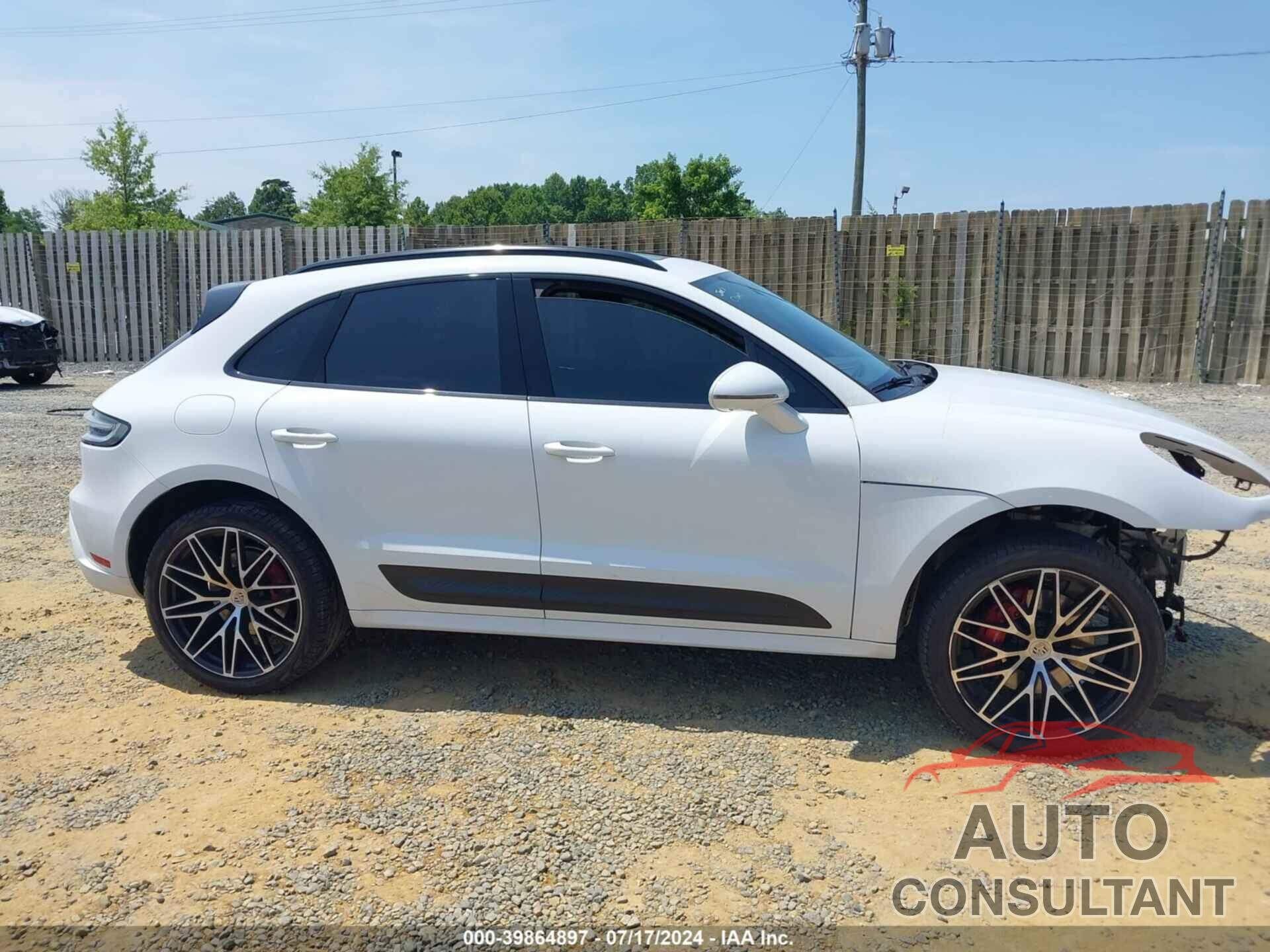 PORSCHE MACAN 2022 - WP1AG2A50NLB25140