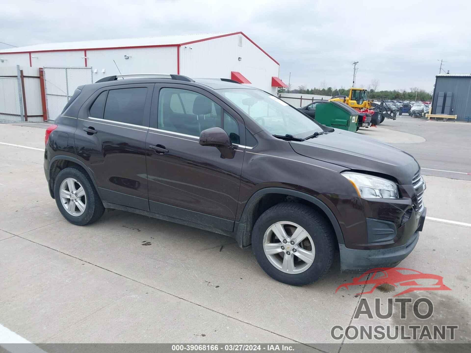 CHEVROLET TRAX 2016 - KL7CJLSB9GB755945