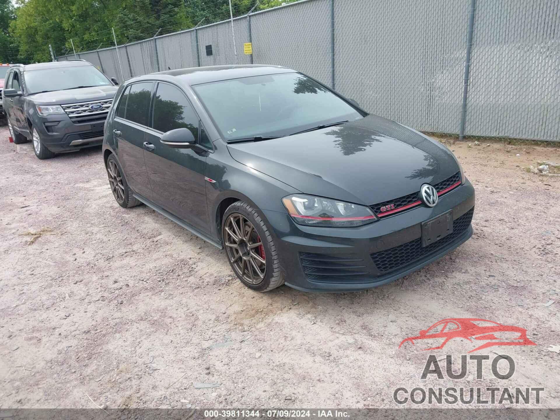 VOLKSWAGEN GOLF GTI 2017 - 3VW547AU6HM010199