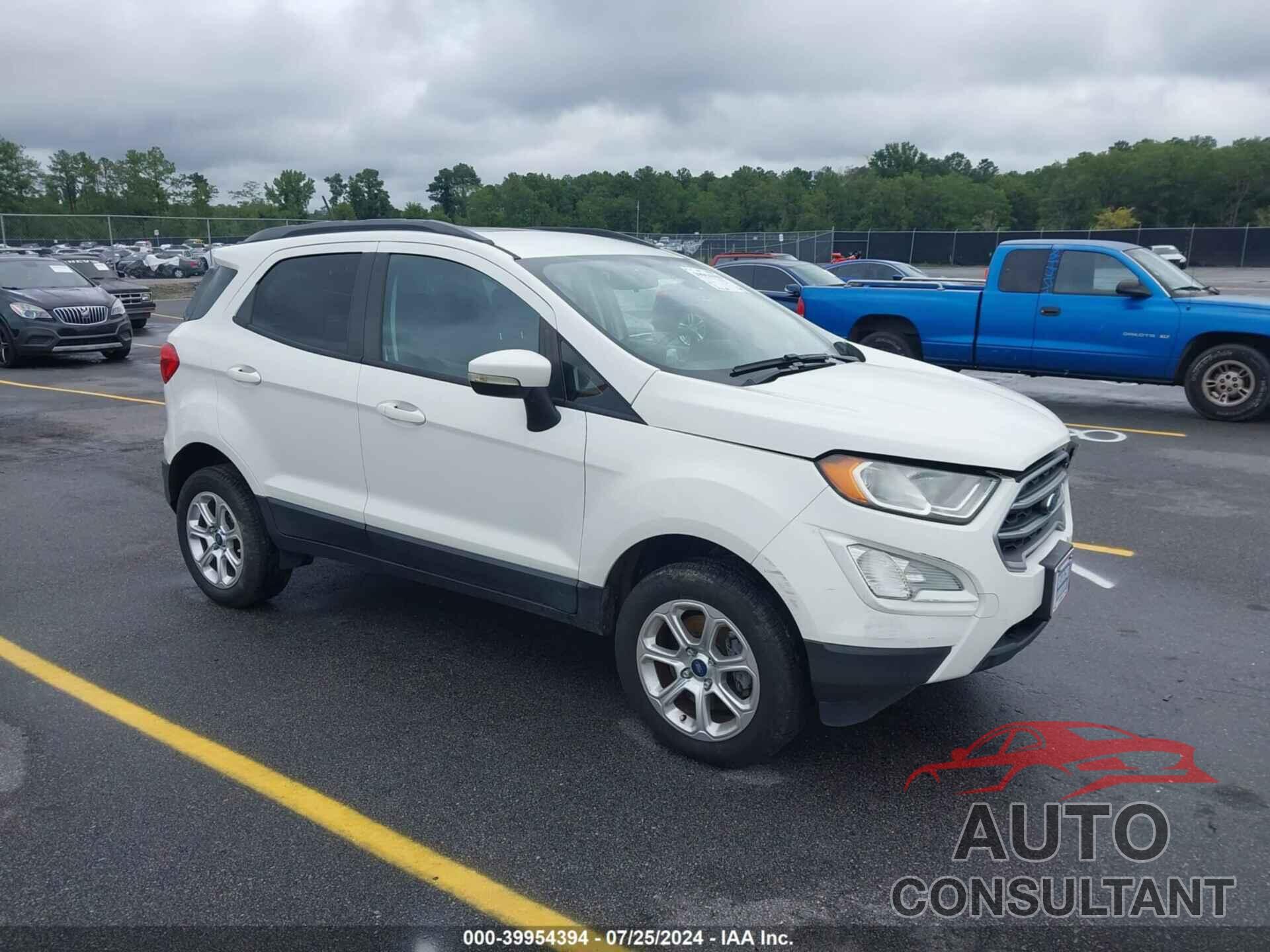 FORD ECOSPORT 2018 - MAJ6P1UL5JC224659