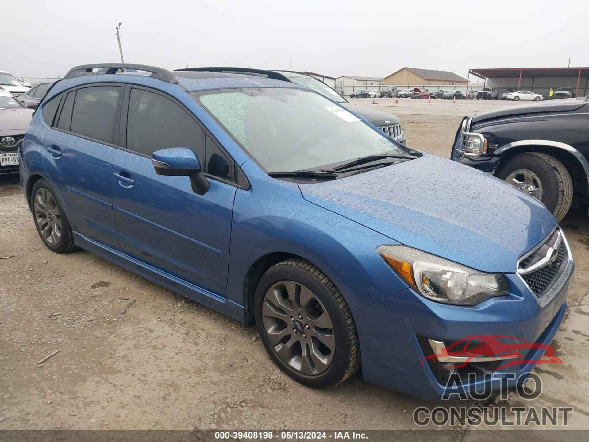 SUBARU IMPREZA 2016 - JF1GPAS6XGH321692