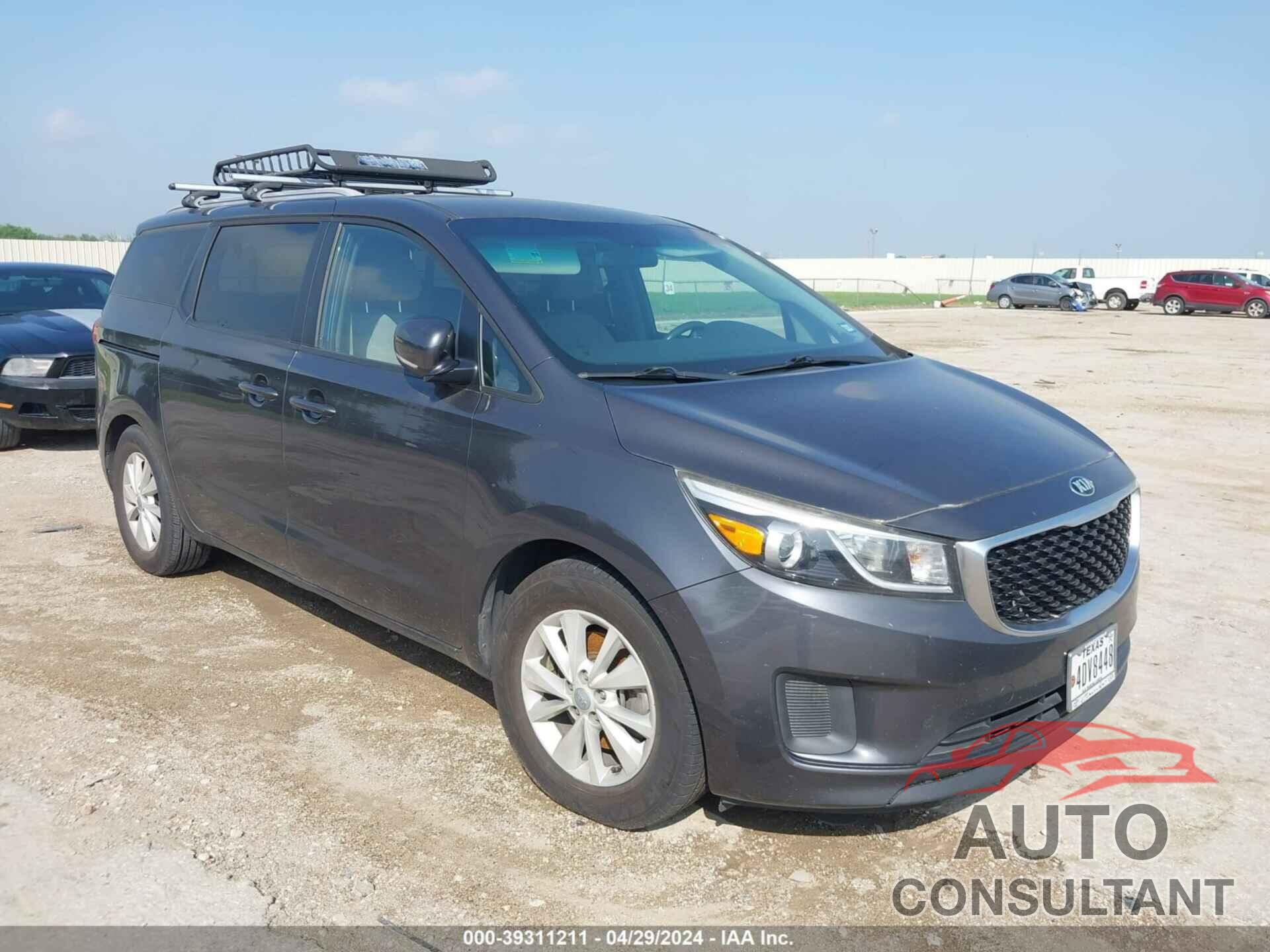 KIA SEDONA 2016 - KNDMB5C14G6114295