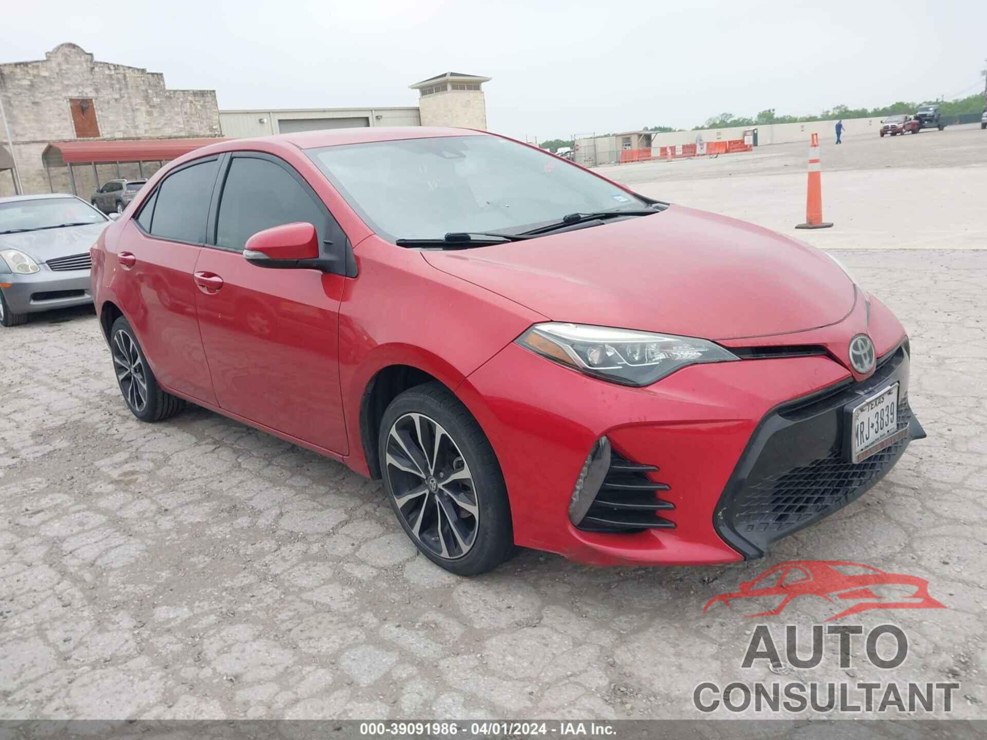 TOYOTA COROLLA 2017 - 5YFBURHE8HP627600