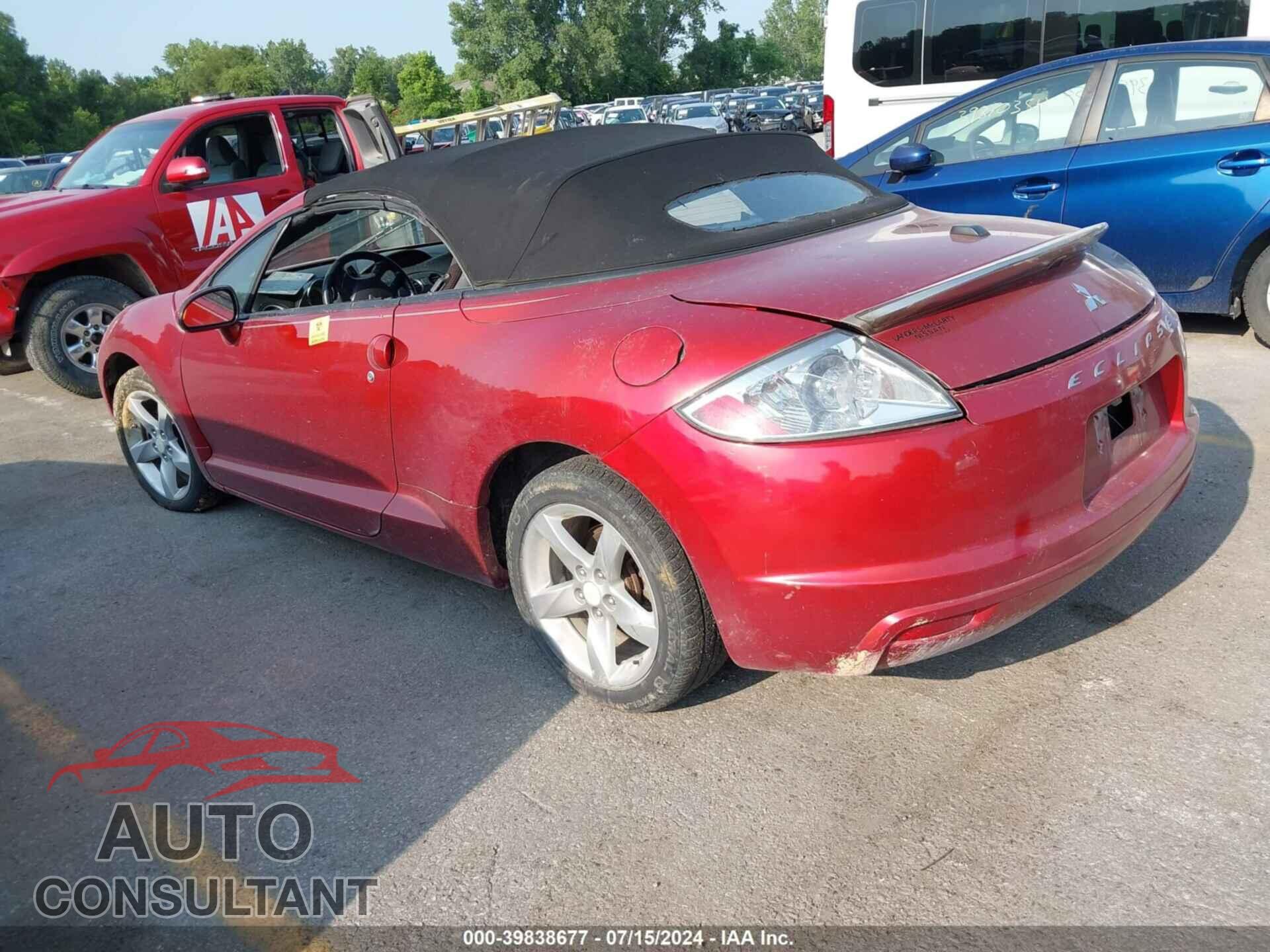 MITSUBISHI ECLIPSE SPYDER 2009 - 4A3AL25F69E041458