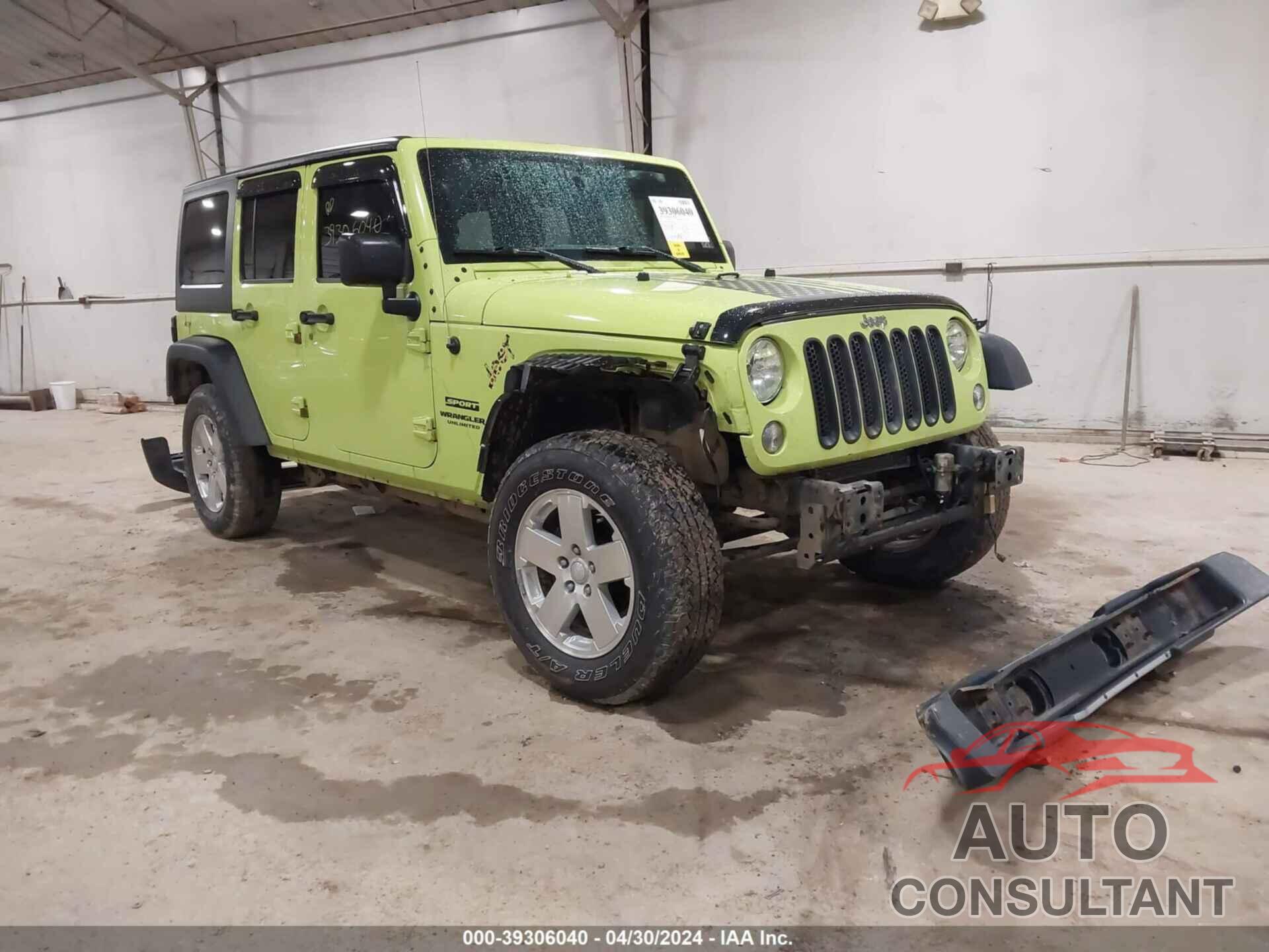 JEEP WRANGLER UNLIMITED 2017 - 1C4BJWDG3HL503449