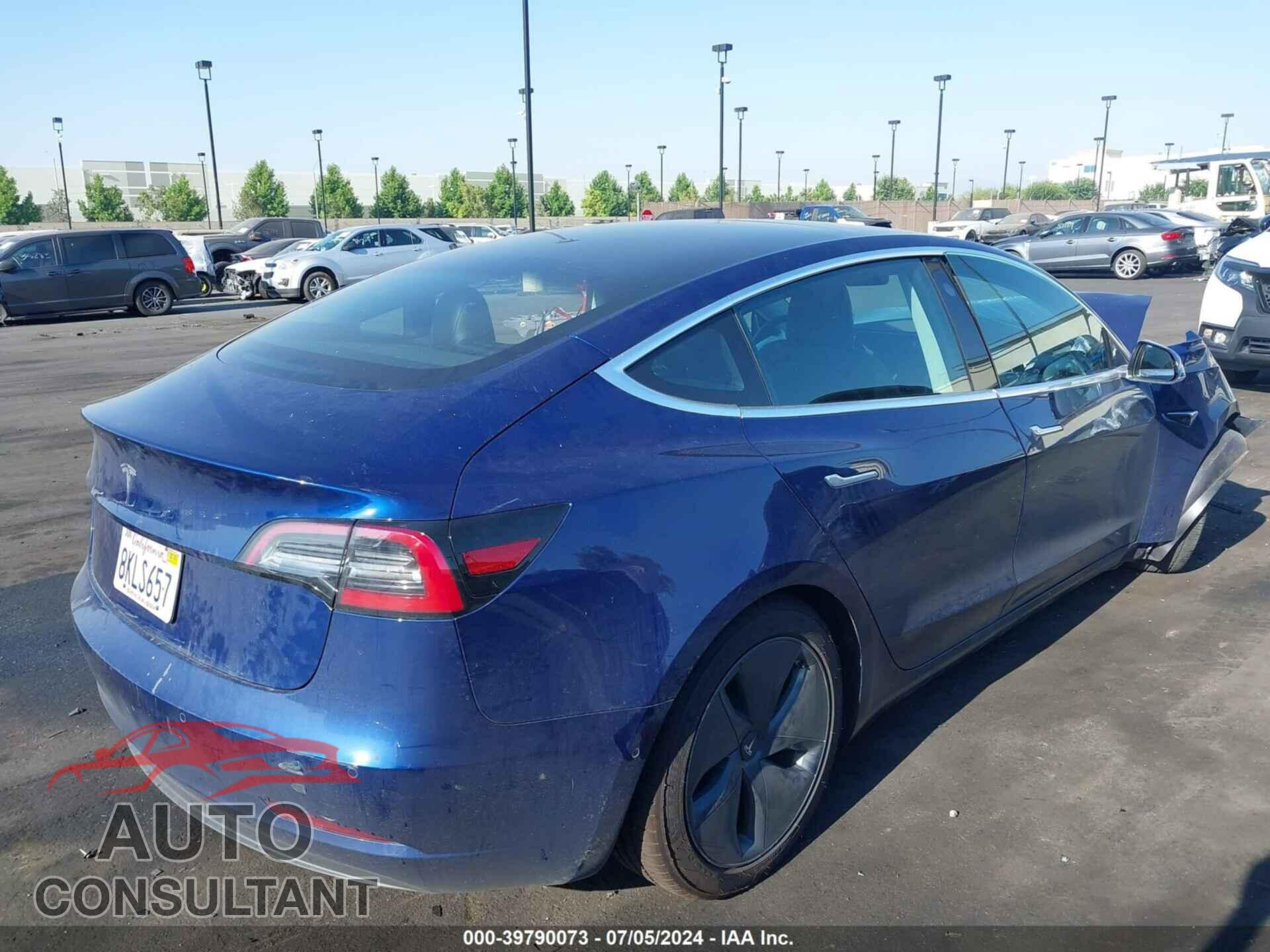 TESLA MODEL 3 2019 - 5YJ3E1EA8KF396754