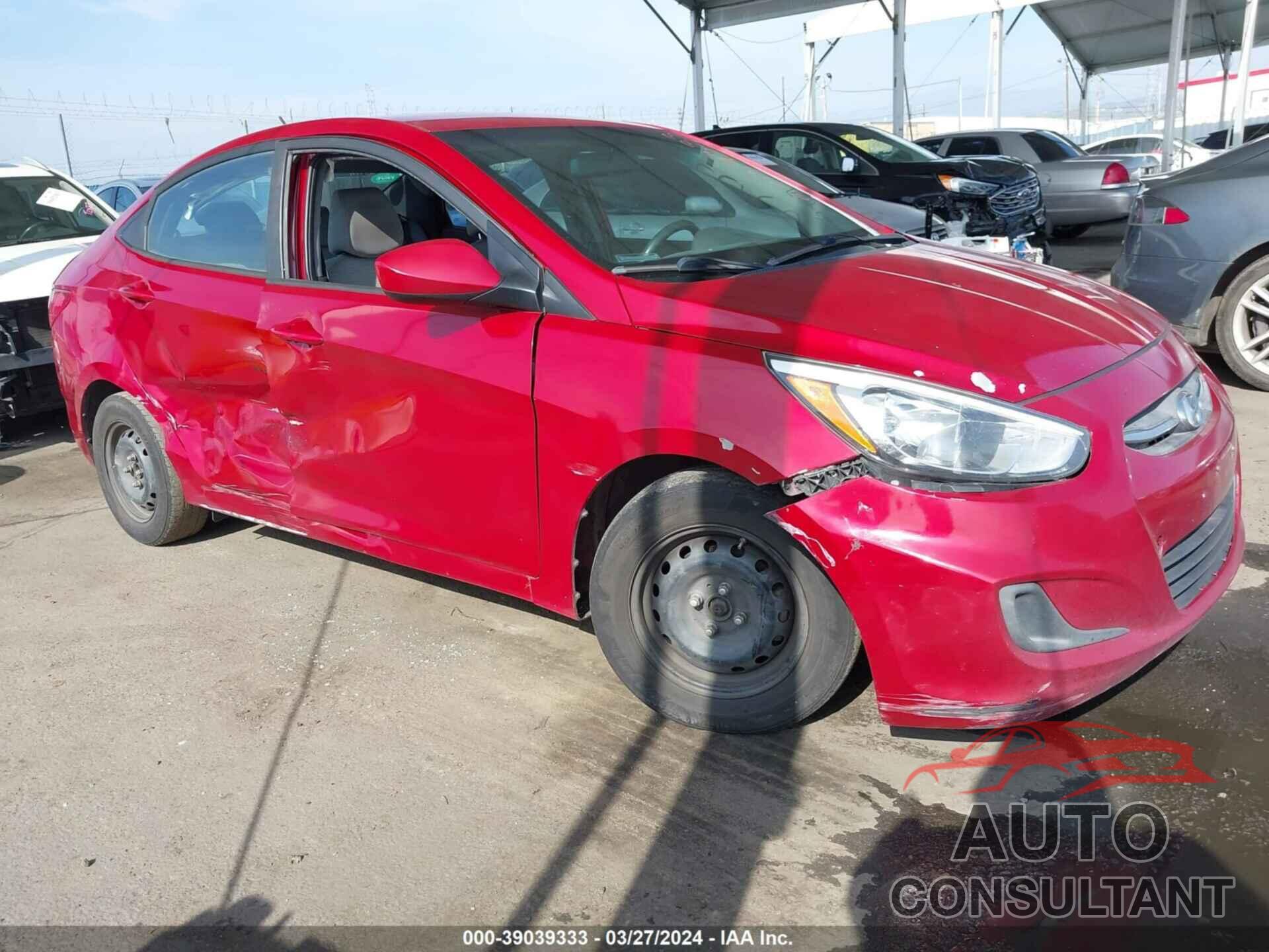 HYUNDAI ACCENT 2017 - KMHCT4AE0HU390233