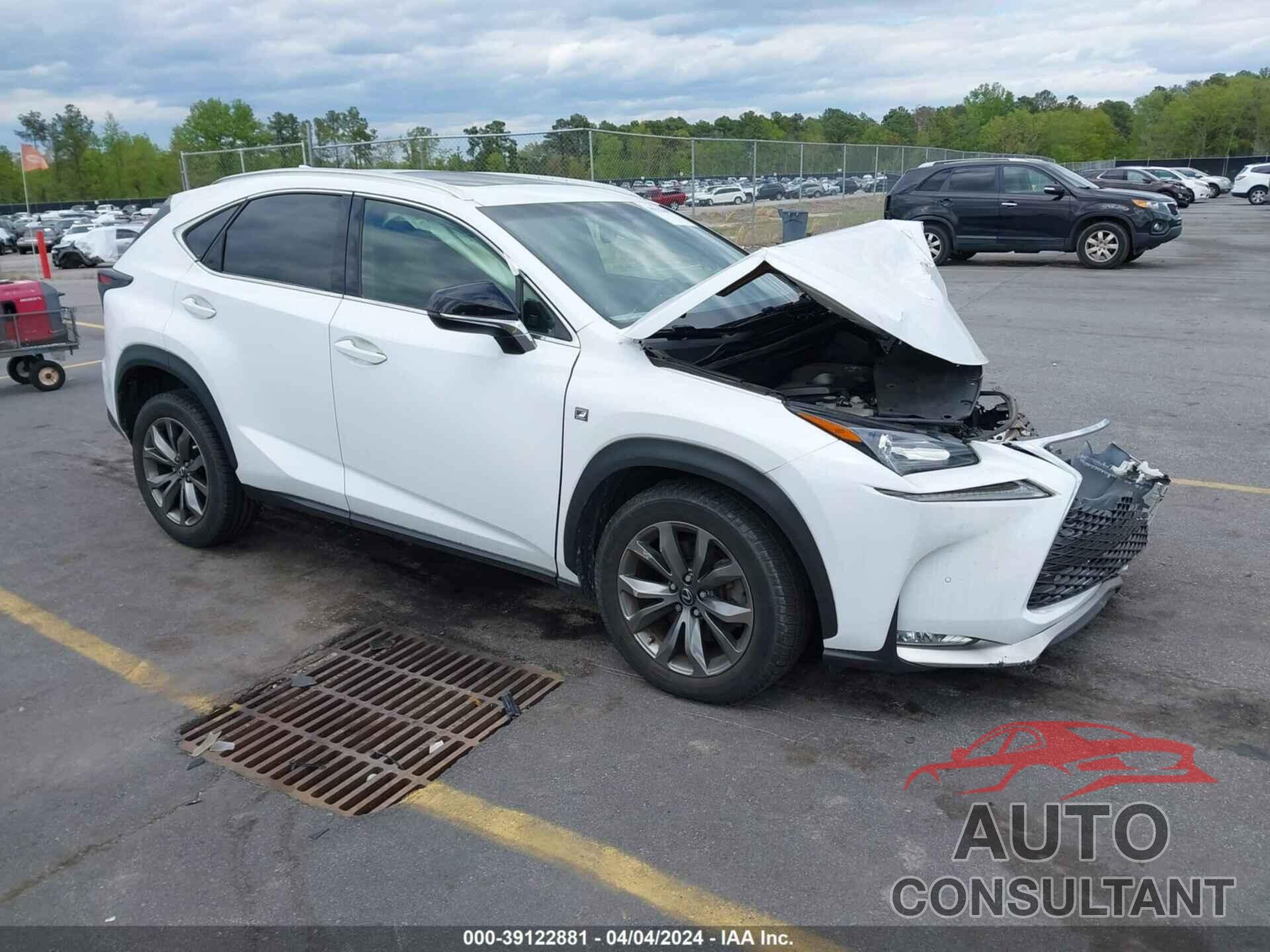 LEXUS NX 200T 2017 - JTJYARBZXH2061692