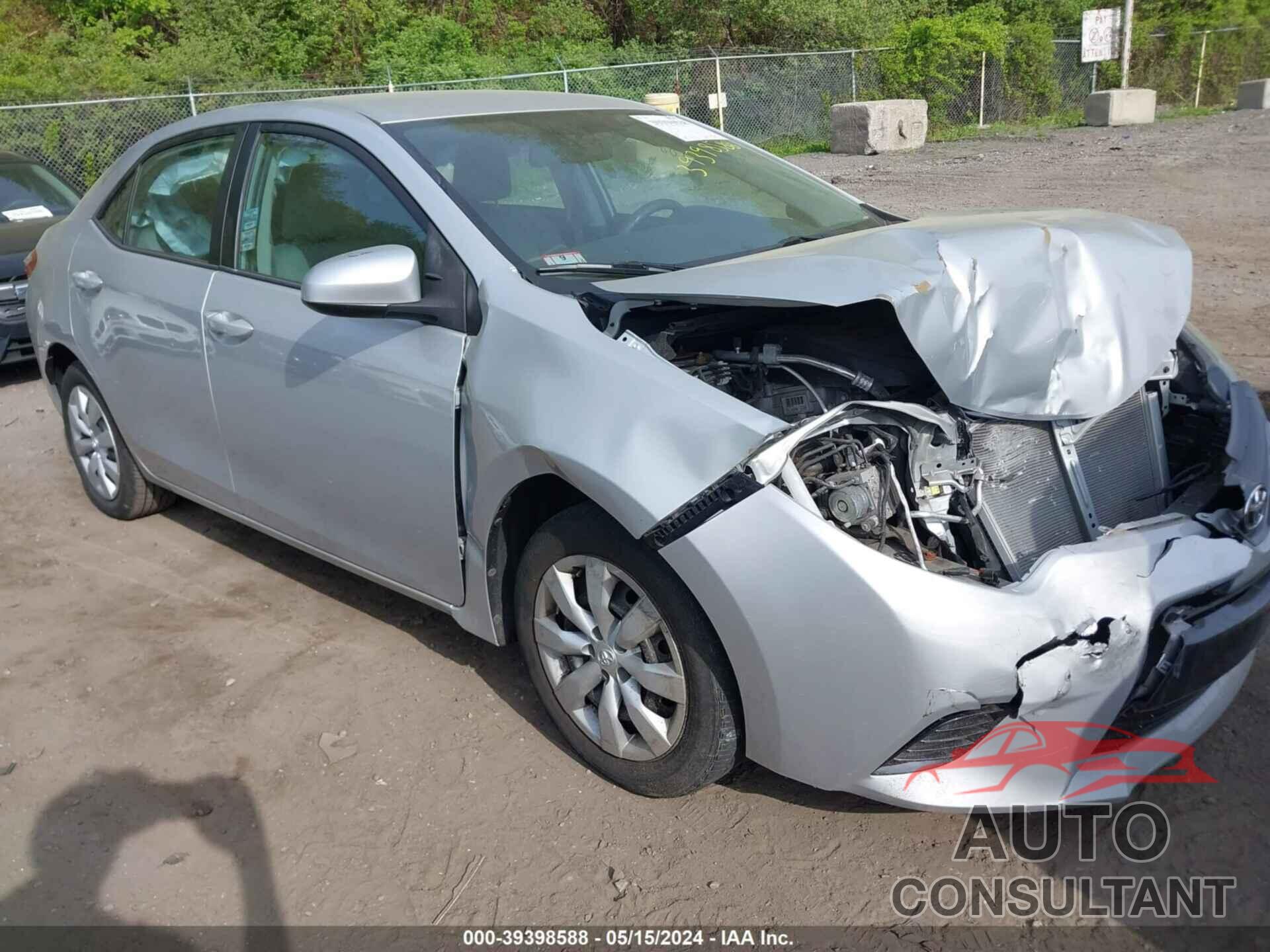 TOYOTA COROLLA 2016 - 2T1BURHE6GC485214