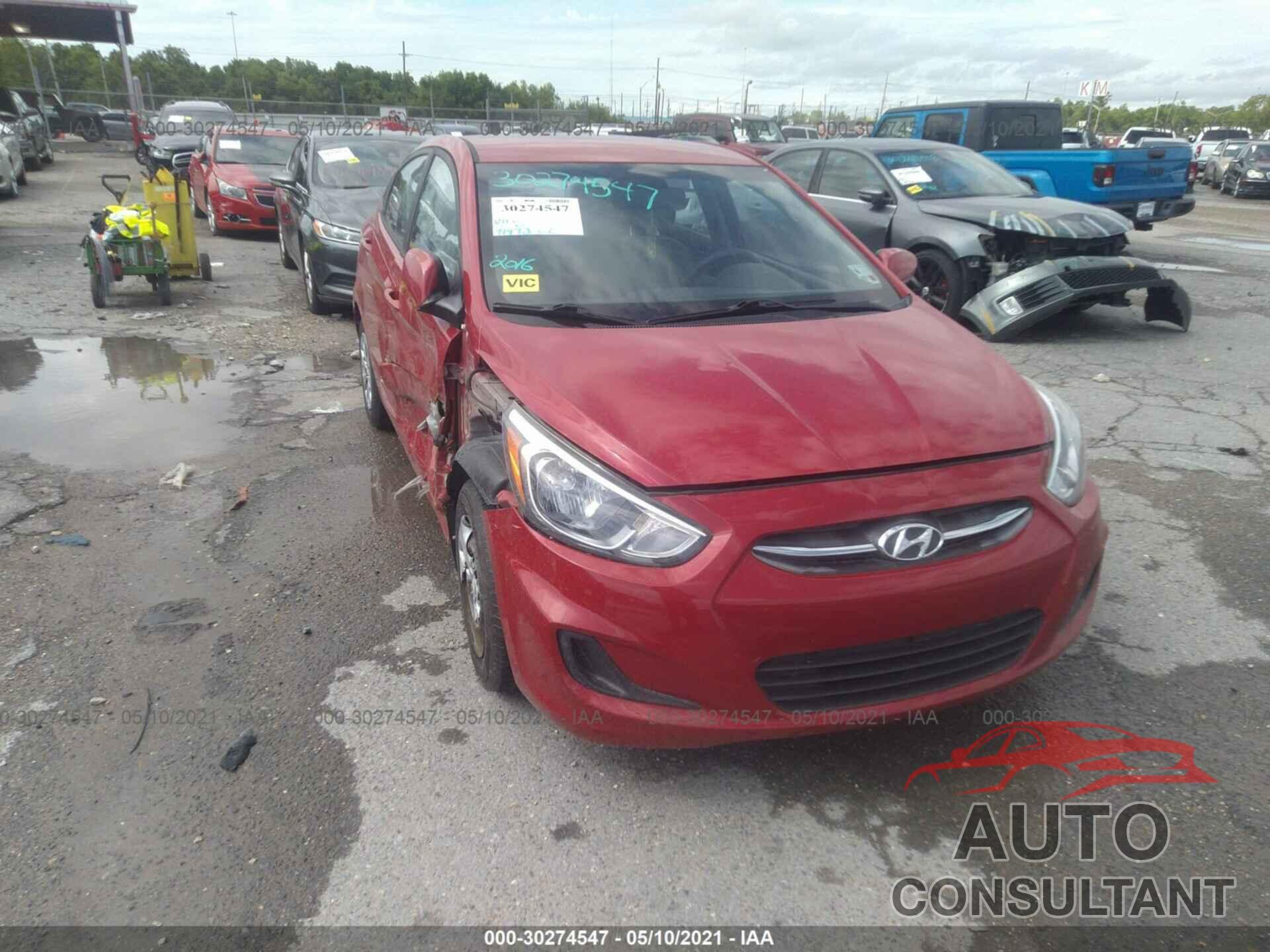 HYUNDAI ACCENT 2016 - KMHCT4AE1GU093695