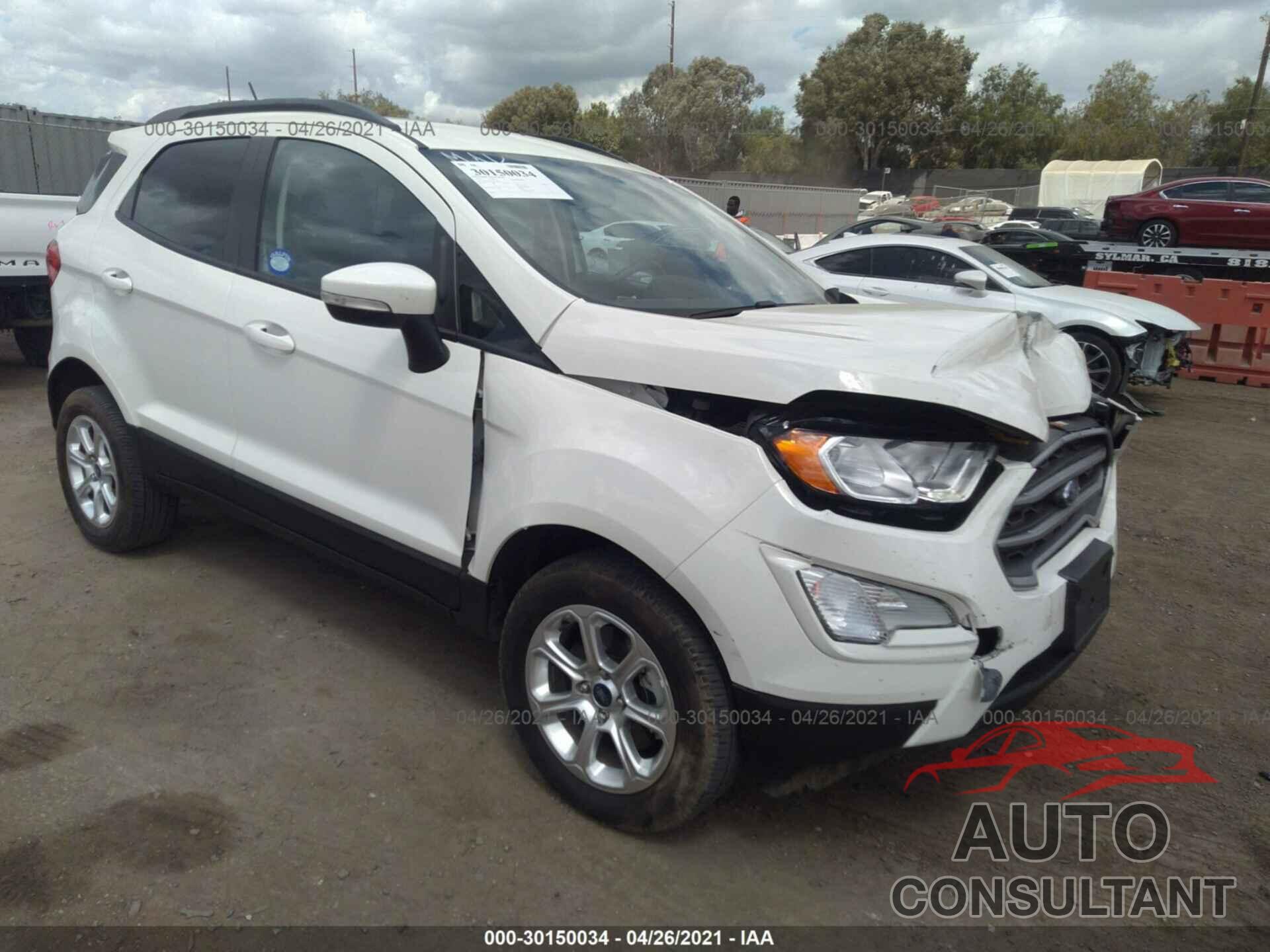 FORD ECOSPORT 2020 - MAJ6S3GL7LC320351