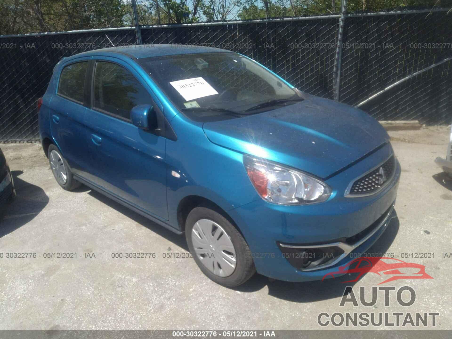 MITSUBISHI MIRAGE 2019 - ML32A3HJ0KH013309