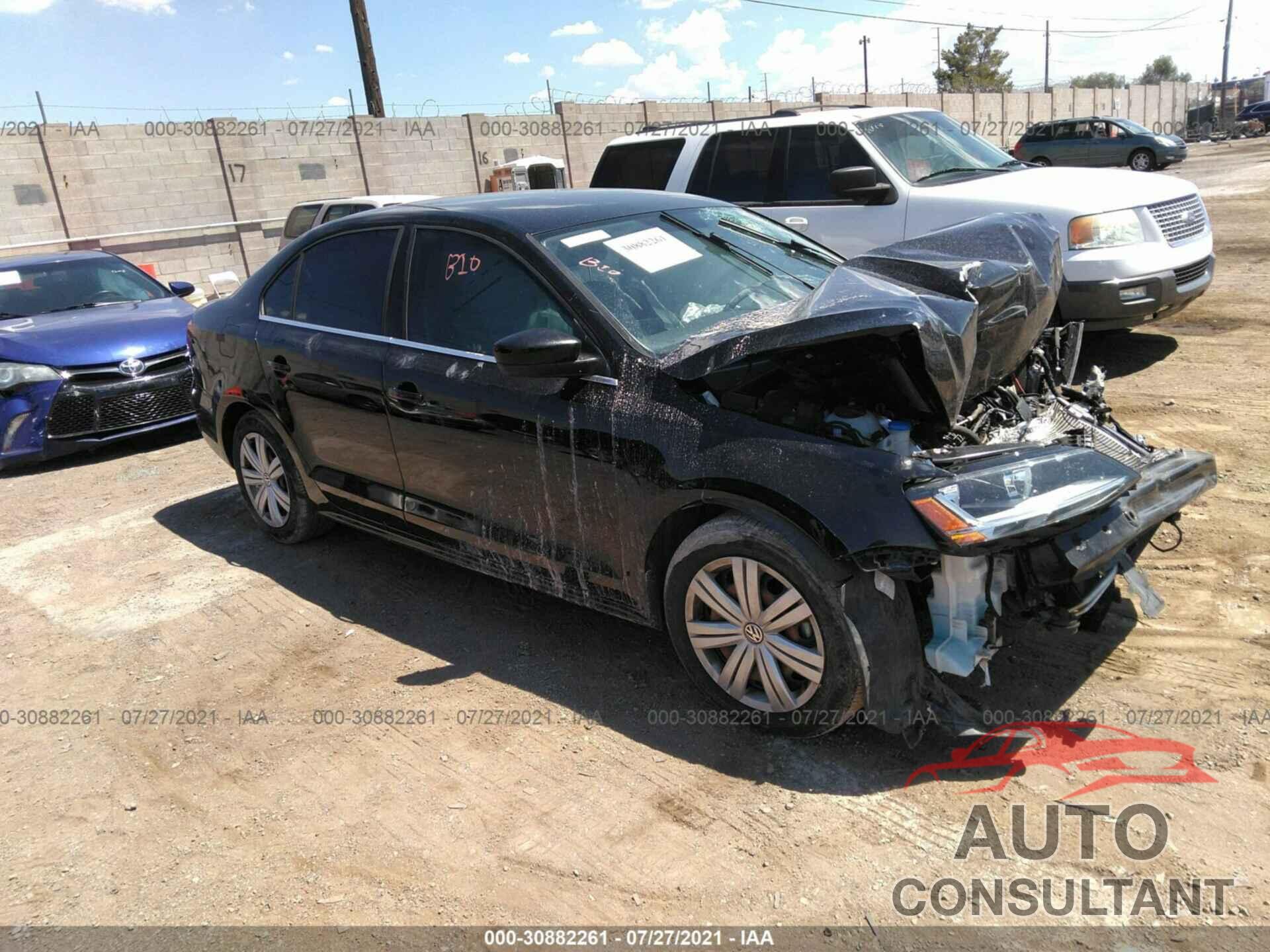 VOLKSWAGEN JETTA 2017 - 3VW2B7AJ8HM212427