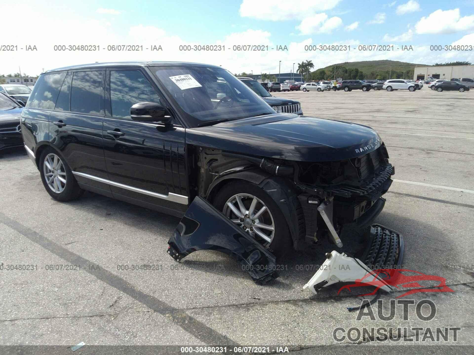 LAND ROVER RANGE ROVER 2016 - SALGR2PF0GA306526