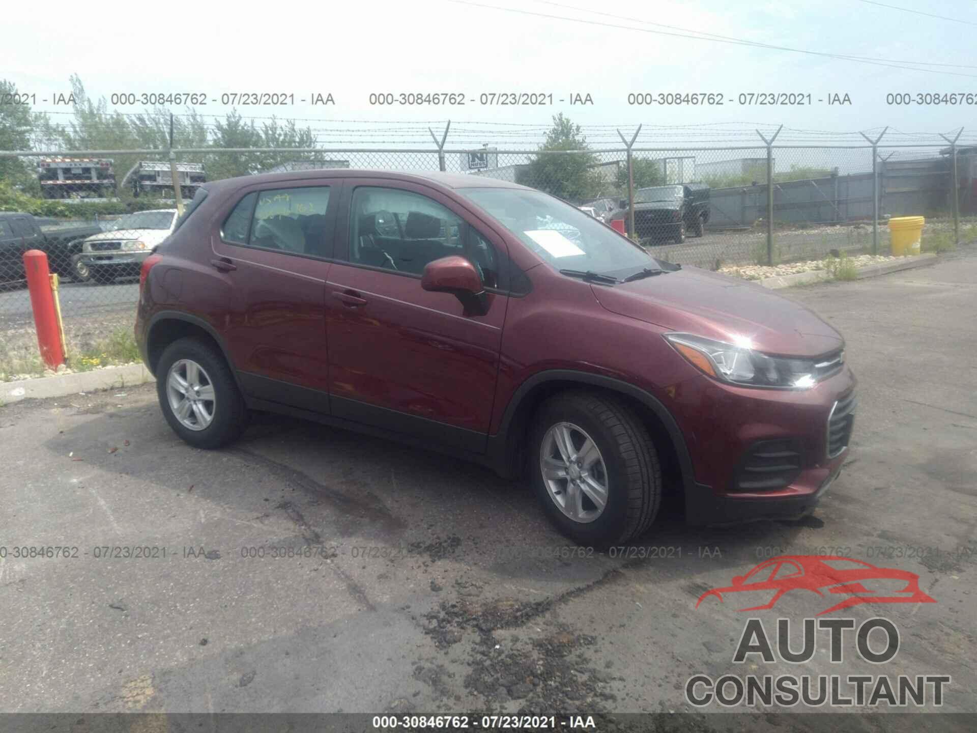 CHEVROLET TRAX 2017 - 3GNCJNSB0HL184030