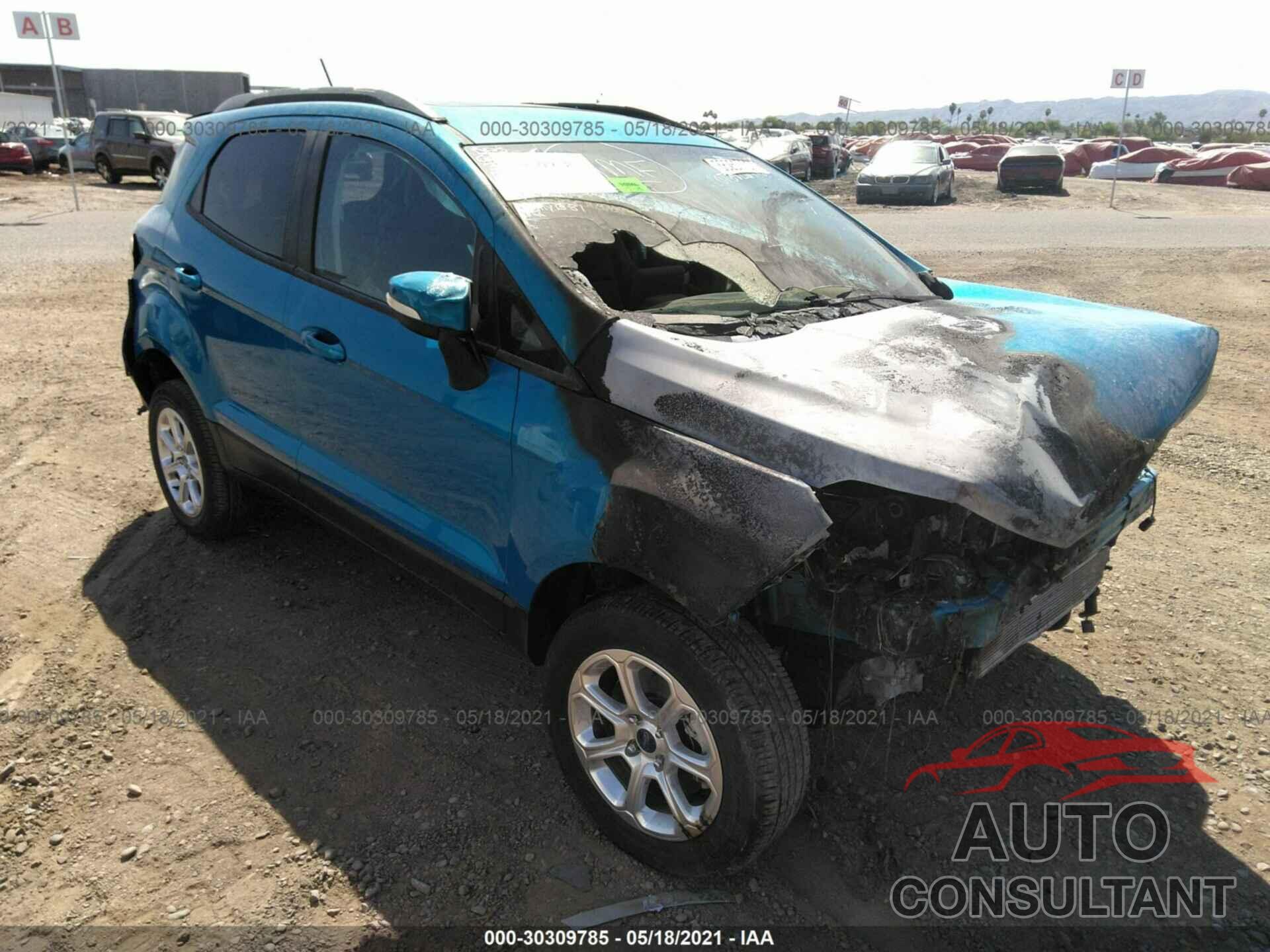 FORD ECOSPORT 2018 - MAJ6P1UL9JC227161