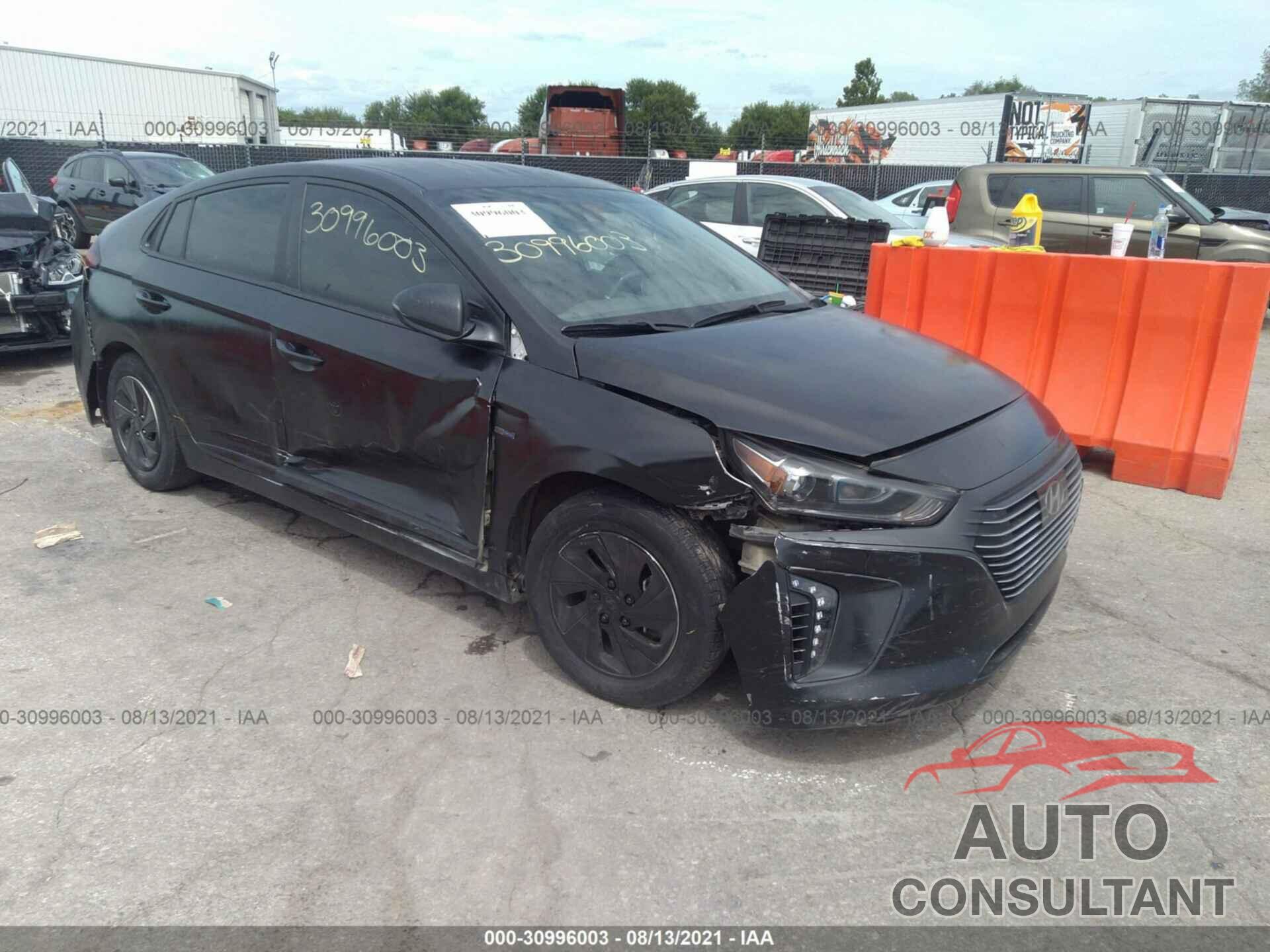 HYUNDAI IONIQ HYBRID 2019 - KMHC75LC2KU116917