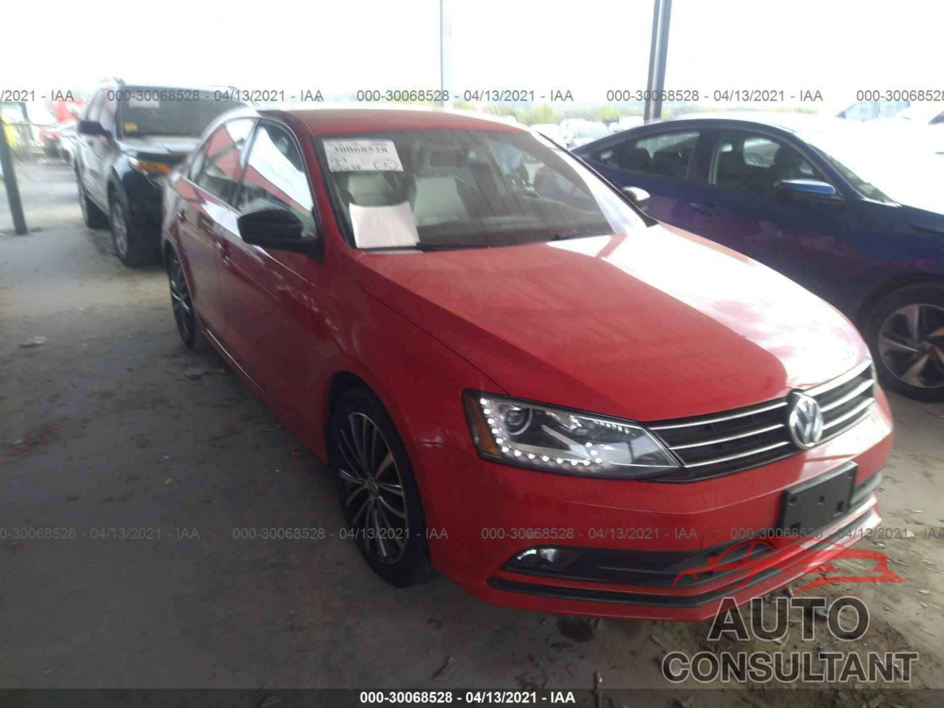 VOLKSWAGEN JETTA SEDAN 2016 - 3VWD17AJ4GM387543