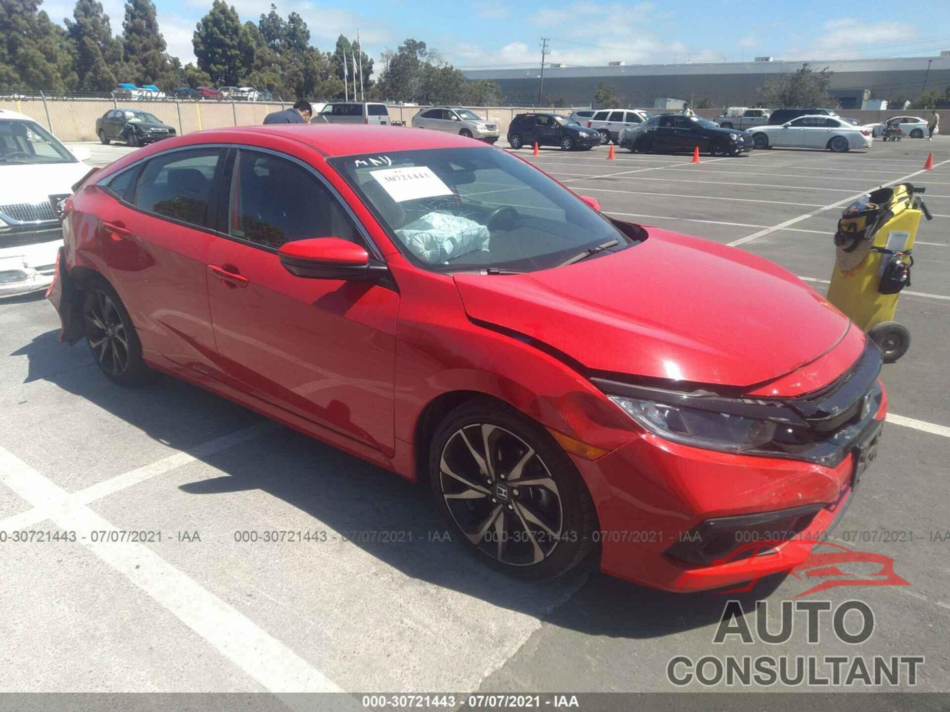 HONDA CIVIC SEDAN 2019 - 2HGFC2F89KH524631