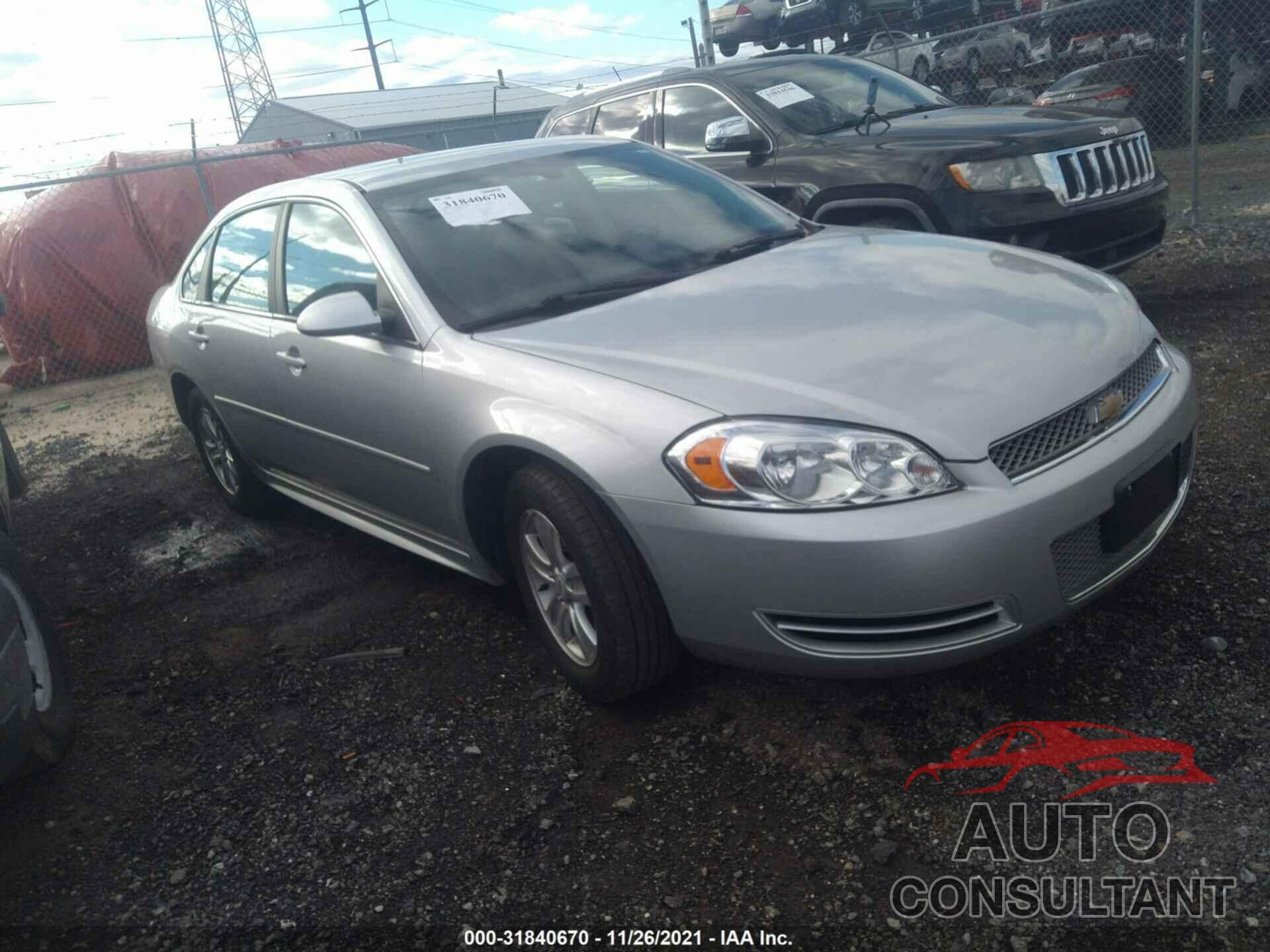 CHEVROLET IMPALA LIMITED 2016 - 2G1WA5E39G1140840