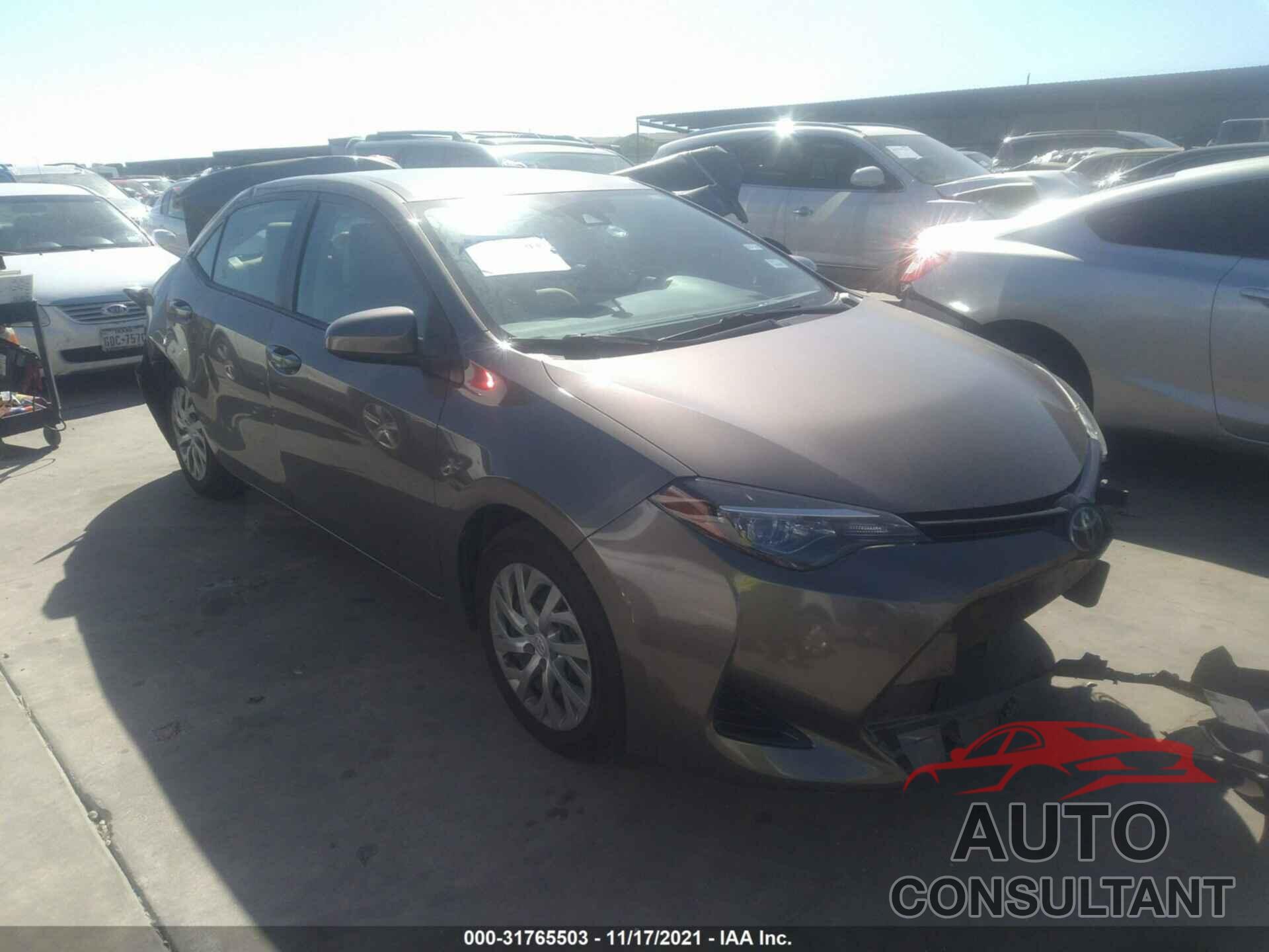 TOYOTA COROLLA 2017 - 2T1BURHEXHC864119
